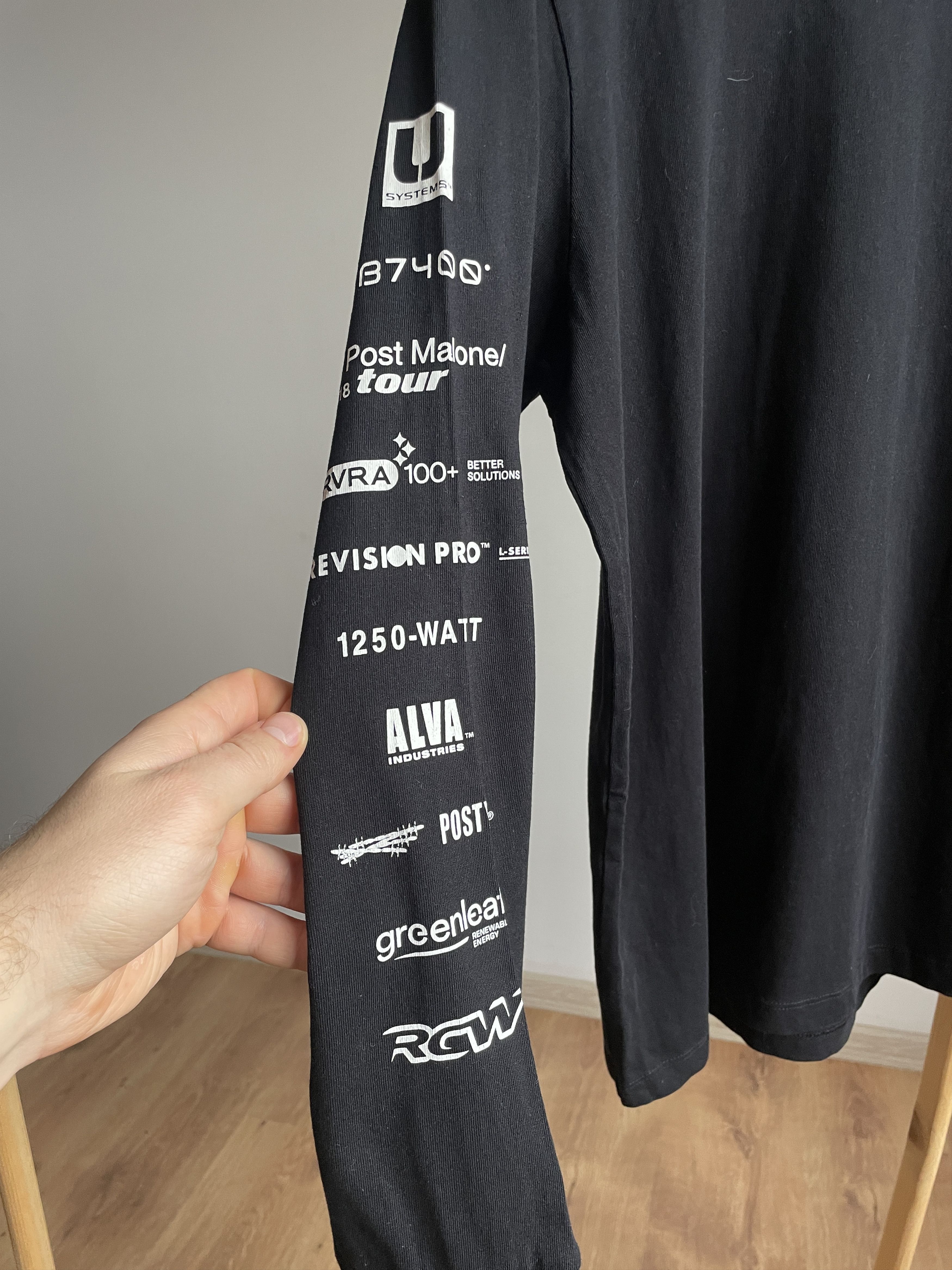 Band Tees × Rap Tees Post Malone Beerbongs & Bentleys 2018 Tour L/S T-Shirt Size US S / EU 44-46 / 1 - 6 Thumbnail
