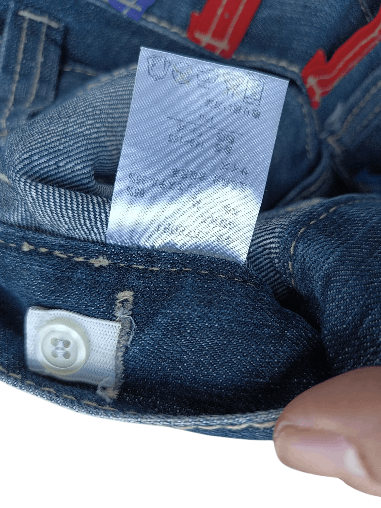 Japanese Brand RARE 🔥 Ba-tsu Studio Double Waist Patchwork Denim Jeans Size US 28 / EU 44 - 10 Thumbnail