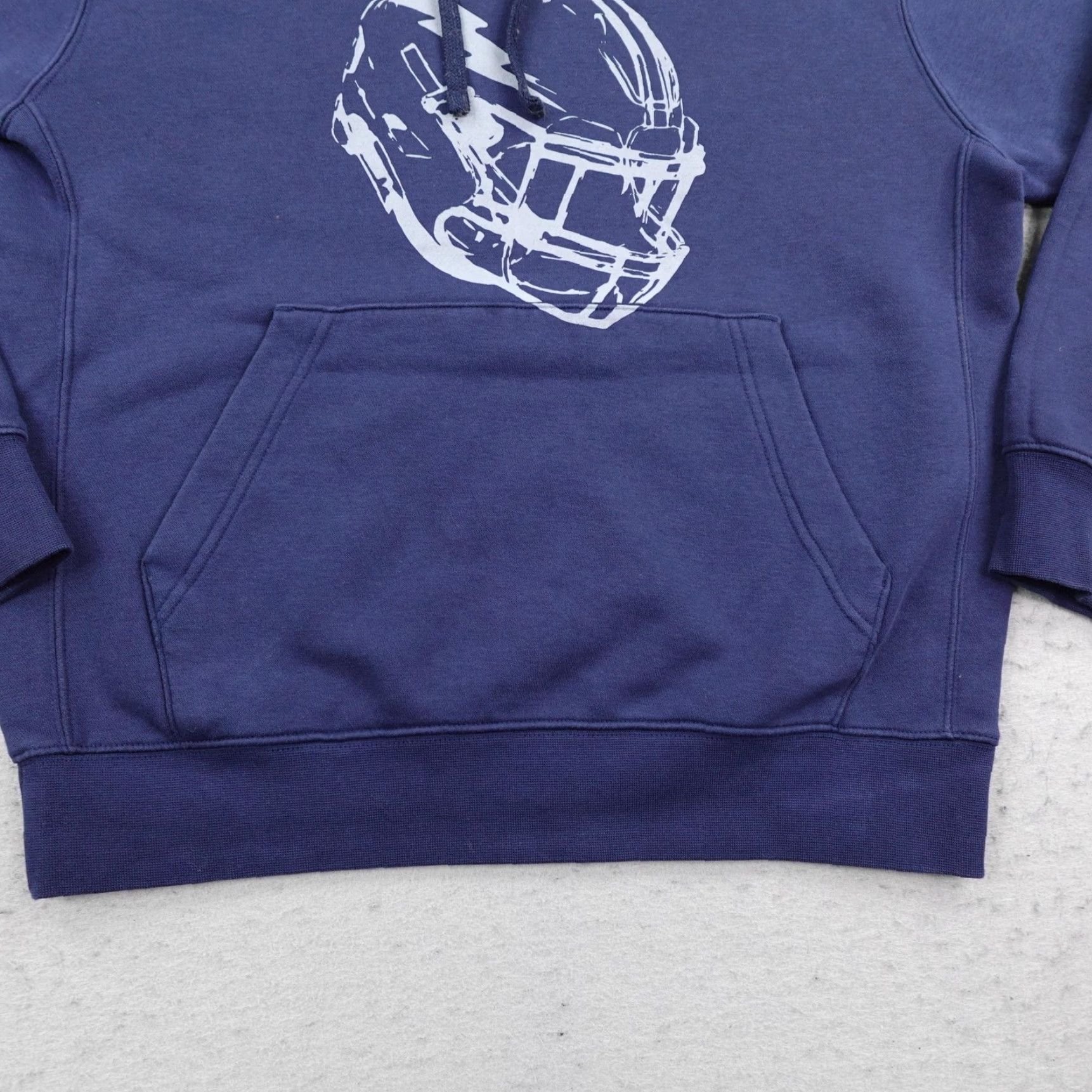 Nike Nike Hoodie Mens Small Blue Football Helmet Fleece Sweatshirt Pullover Athletic Size US S / EU 44-46 / 1 - 4 Thumbnail