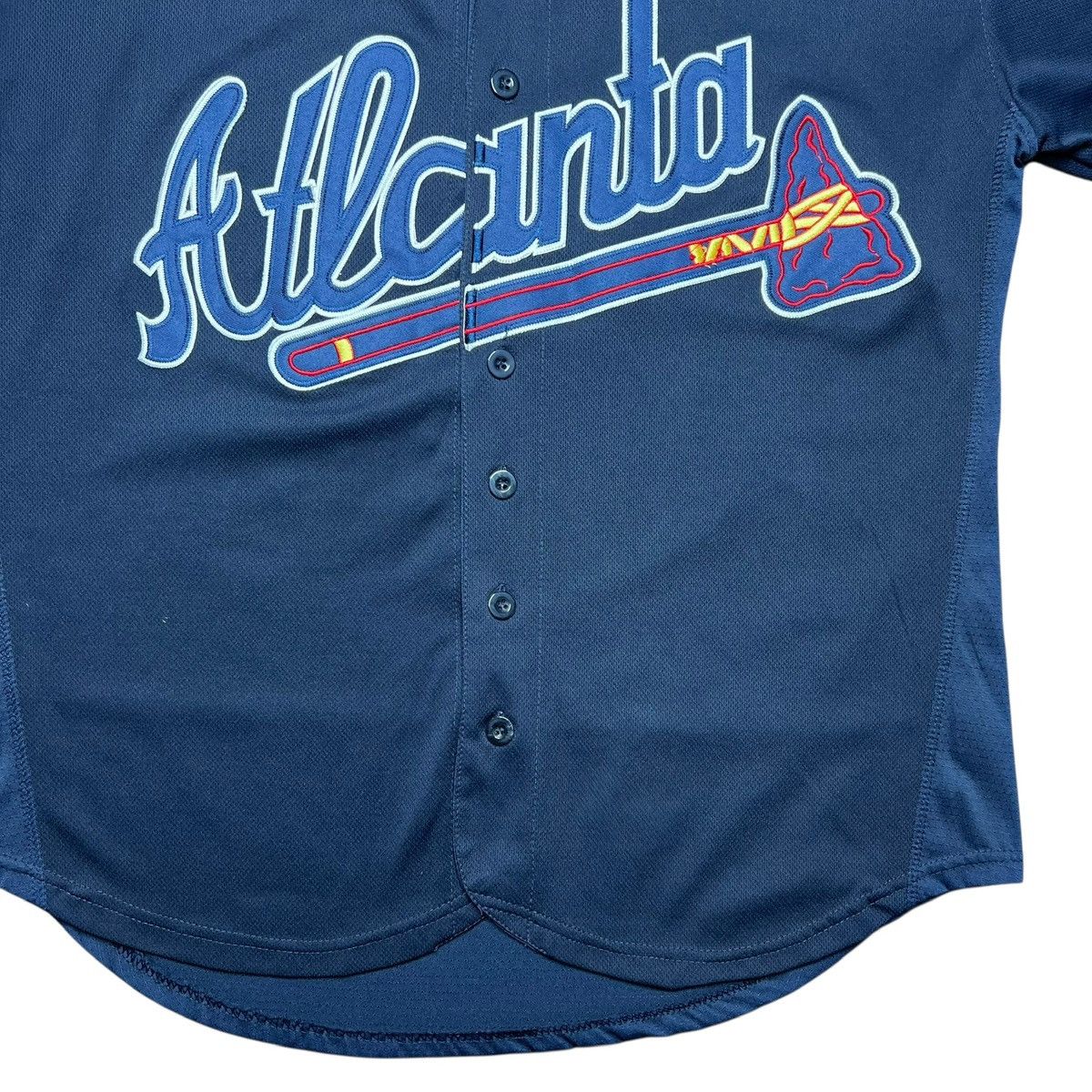 Majestic Vtg 1990s MLB Atlanta Braves Ron Washington Majestic Jersey Size US XL / EU 56 / 4 - 6 Thumbnail
