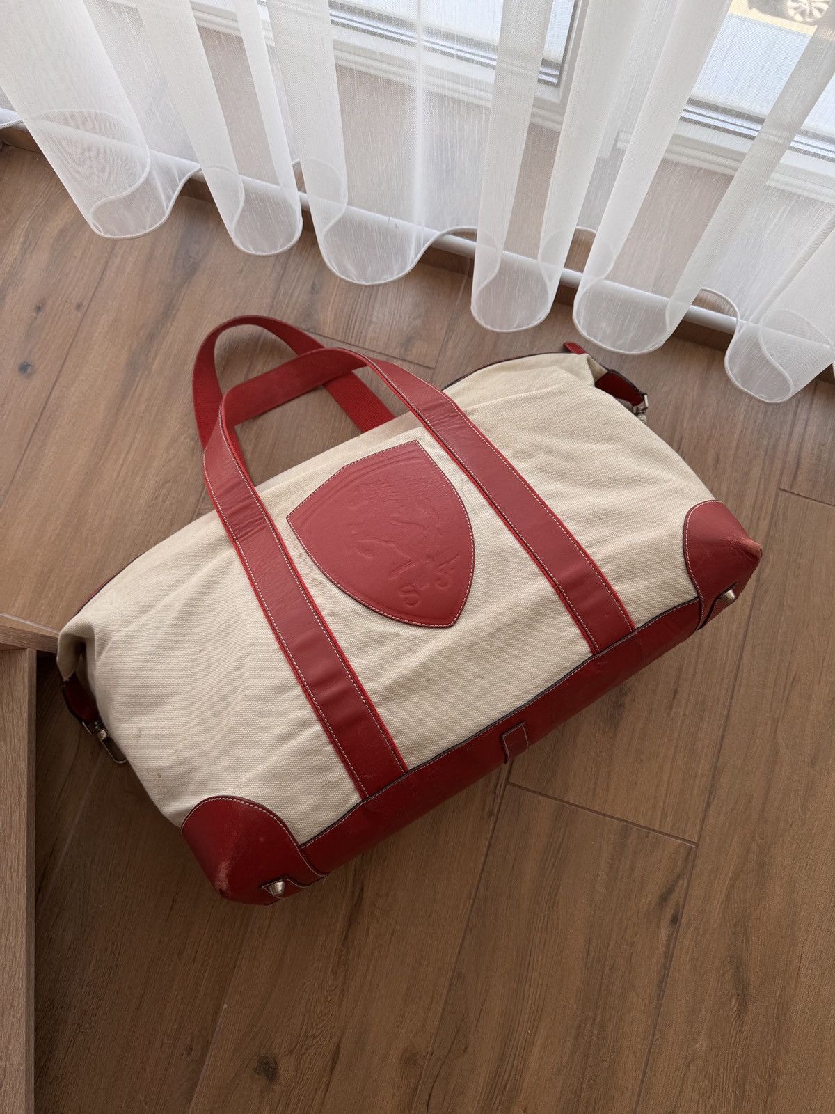 Other Vintage Ferrari Formula 1 Club Canvas & Leather Travel Bag Size ONE SIZE - 2 Thumbnail