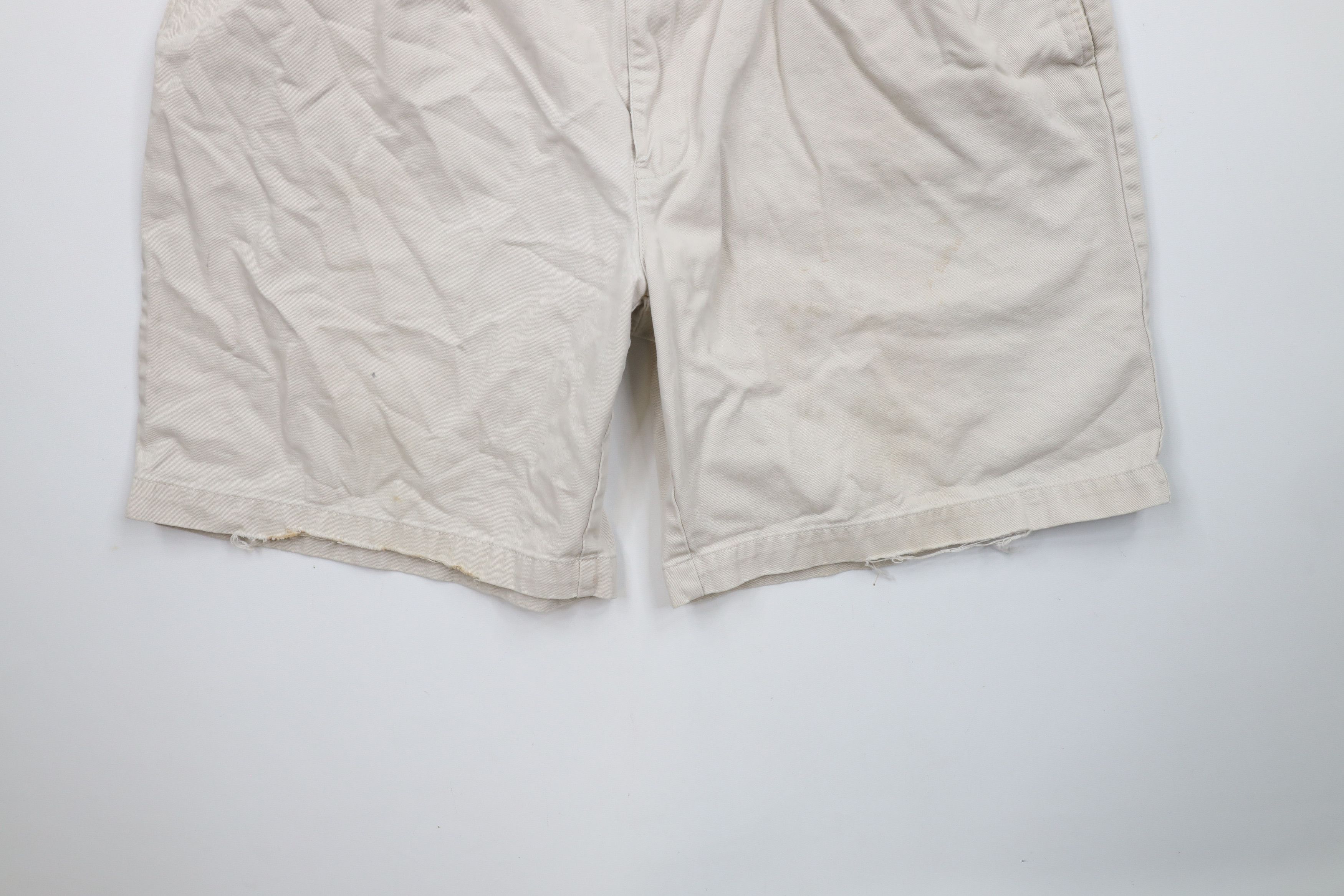 Ralph Lauren × Vintage Vintage 90s Ralph Lauren Pleated Above Knee Chino Shorts Size US 36 / EU 52 - 4 Thumbnail