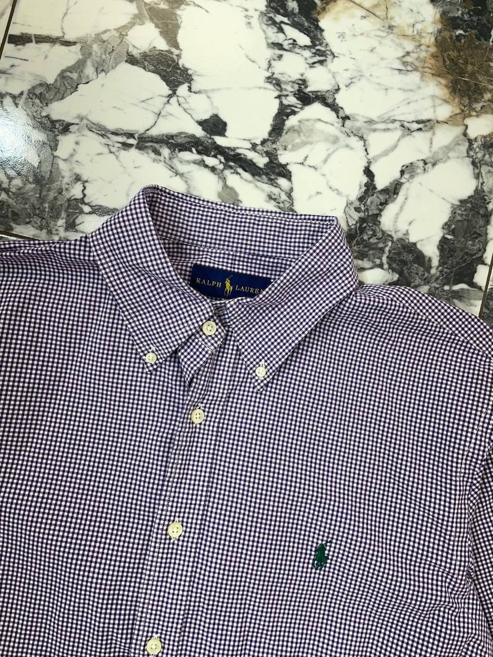 Polo Ralph Lauren RALPH LAUREN Checked SHIRT Size XL Men's Long Sleeve Purple Size US XL / EU 56 / 4 - 2 Thumbnail