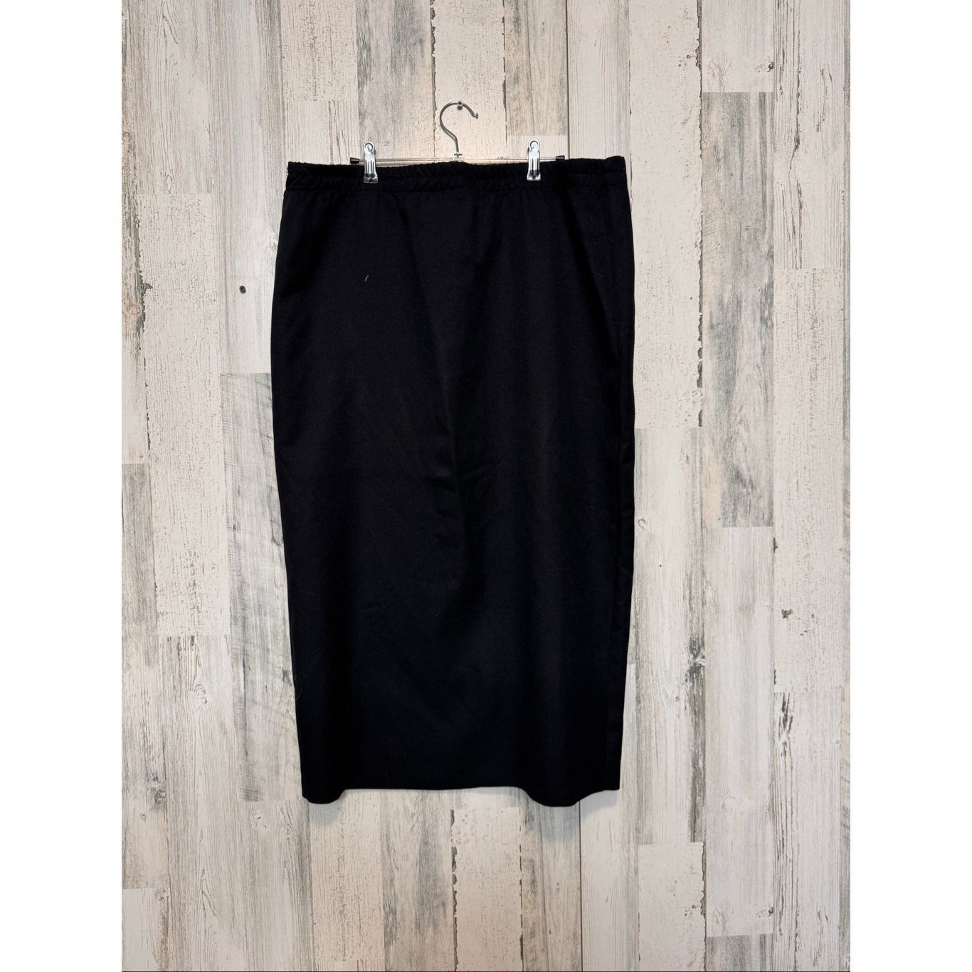 Other Black Expressions Plus Pull-On Midi Skirt 16W | Classic Stre Size 38" / US 16 / IT 52 - 1 Thumbnail