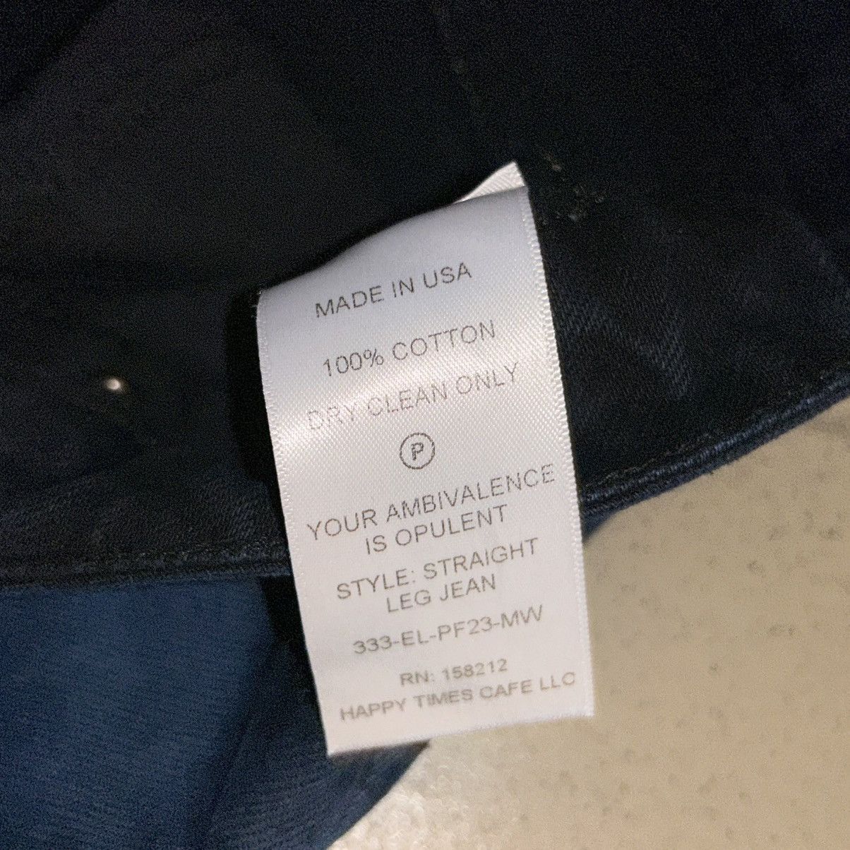 Eckhaus Latta Retro Eckhaus Latta Straight Leg Jean in Deep Indigo Size US 28 / EU 44 - 7 Thumbnail