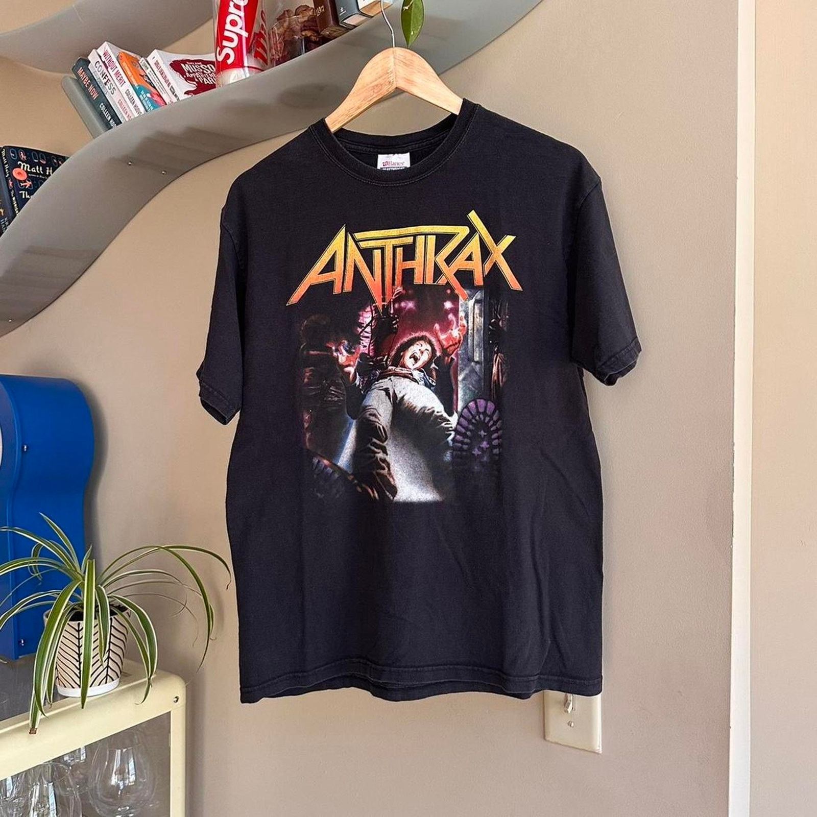 Band Tees × Vintage Vintage Y2K Anthrax Band Shirt Size US M / EU 48-50 / 2 - 1 Thumbnail
