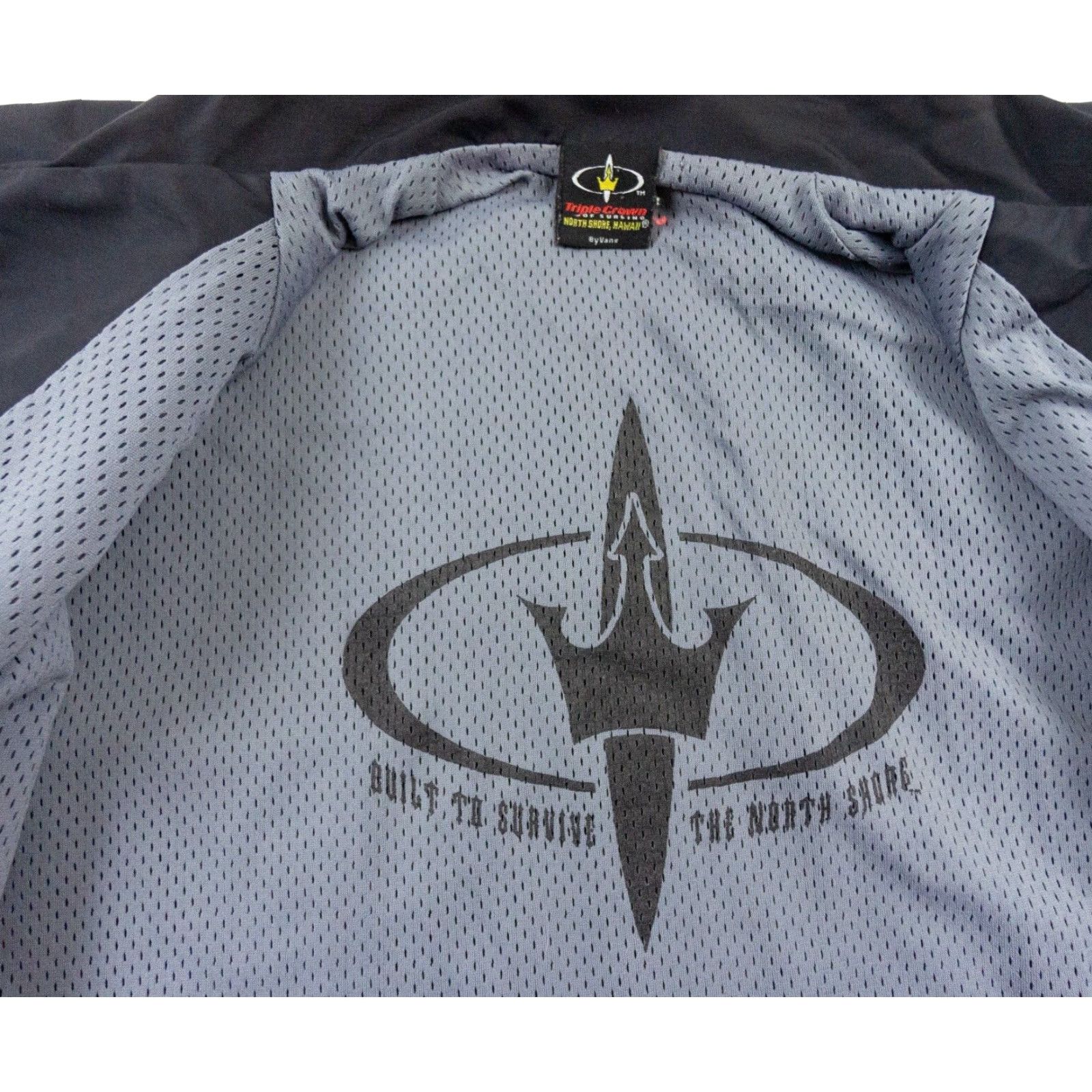 Vans VINTAGE Triple Crown Vans Windbreaker Jacket Mens XL Black Surf North Shore Hawaii Active Outdoor Size US XL / EU 56 / 4 - 7 Thumbnail