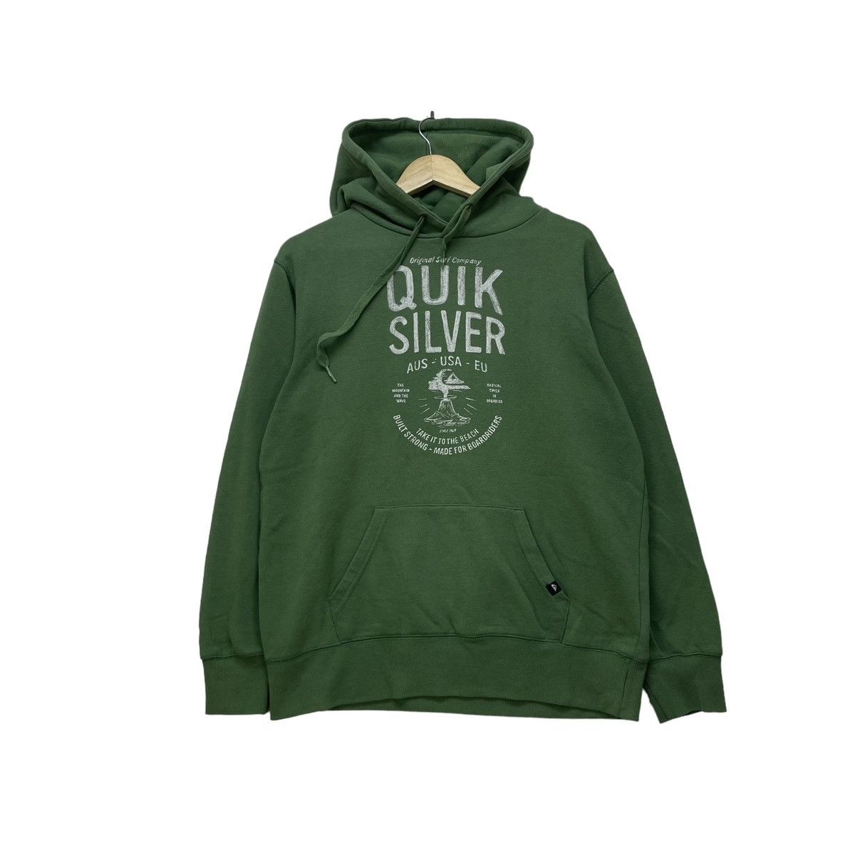 Quiksilver 💥Streetwear Quiksilver Hooded Pullover Jacket Size US M / EU 48-50 / 2 - 1 Thumbnail