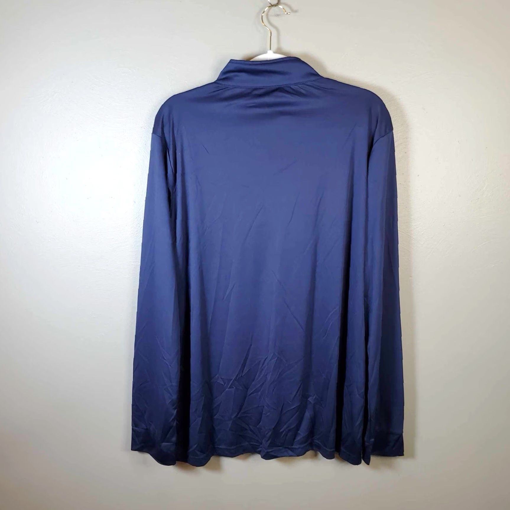 Vintage VINTAGE Rivers Casino Pittsburgh PA 1/4 Zip Long Sleeve Shirt Mens L Blue 1/4 Zip Modern Casual Size US L / EU 52-54 / 3 - 7 Thumbnail