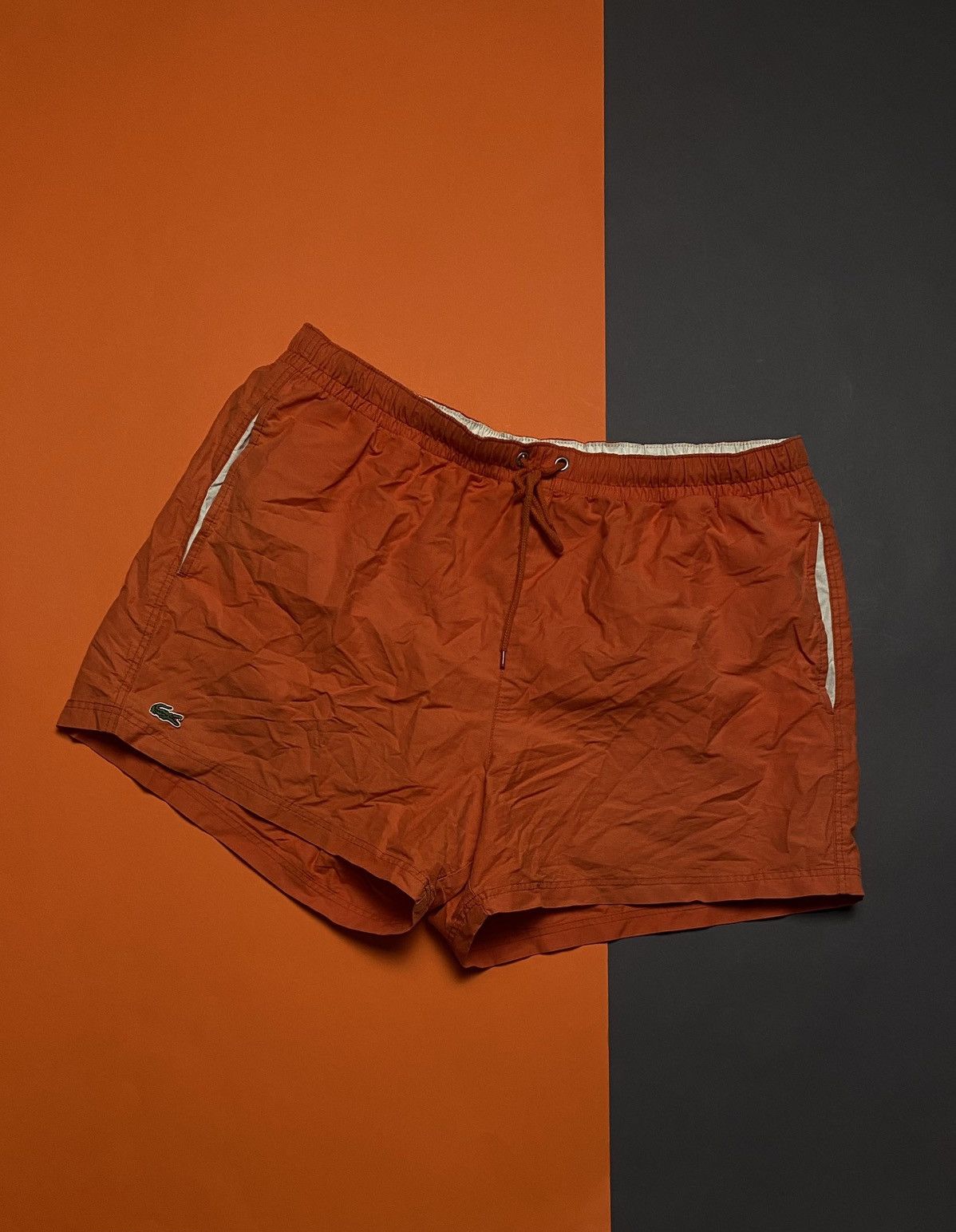 Lacoste Lacoste vintage orange shorts 🩳 Size US 34 / EU 50 - 1 Thumbnail