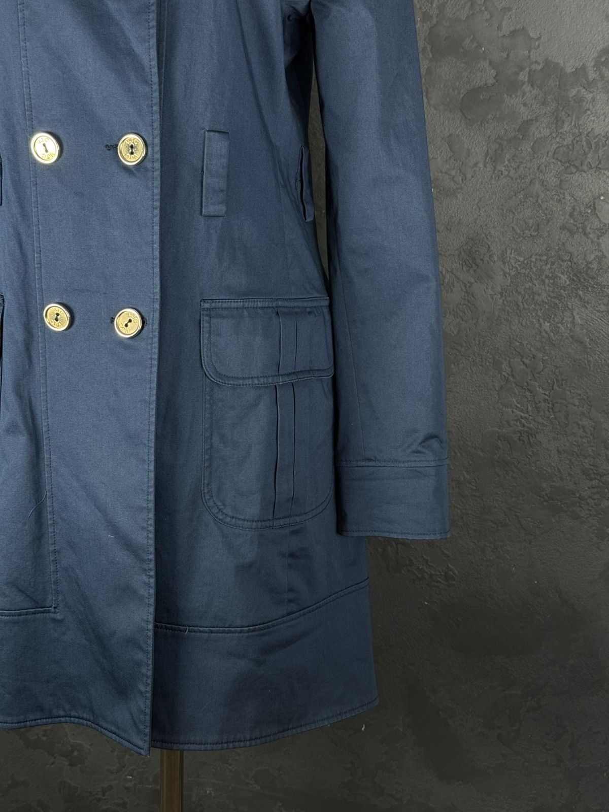 Versace Vintage Versace Jeans Couture 90s Trench Coat jacket Size L / US 10 / IT 46 - 7 Thumbnail