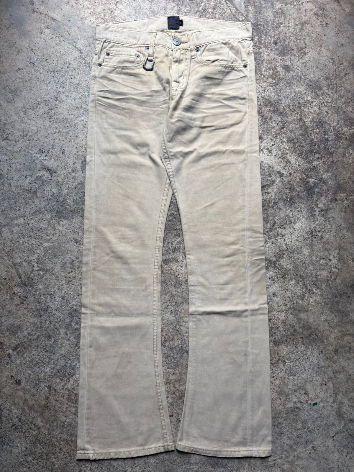 JACKROSE 2000s Jackrose Claw Marks Washed Bootcut Pant Size US 29 - 1 Thumbnail