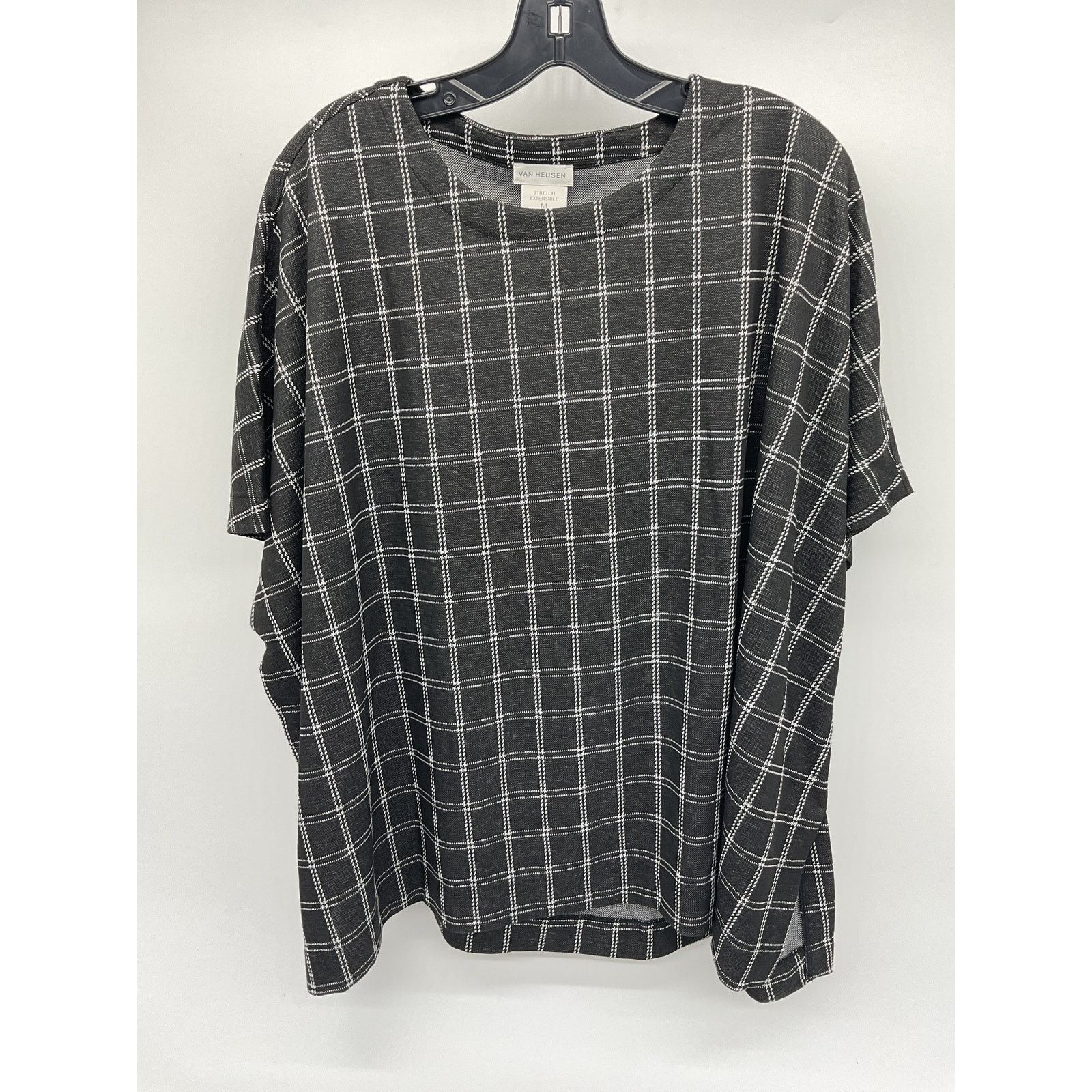 Van Heusen Van Heusen women’s short sleeve black & white - Size M Size M / US 6-8 / IT 42-44 - 1 Thumbnail