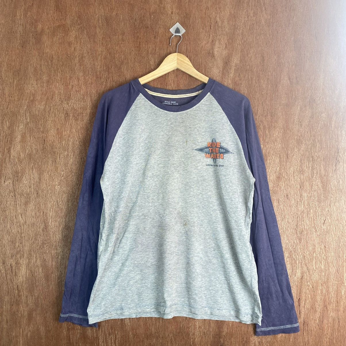 Japanese Brand × Vintage SPAO RIDE THE WAY LONG SLEEVE SHIRT #K01558 Size US L / EU 52-54 / 3 - 1 Thumbnail