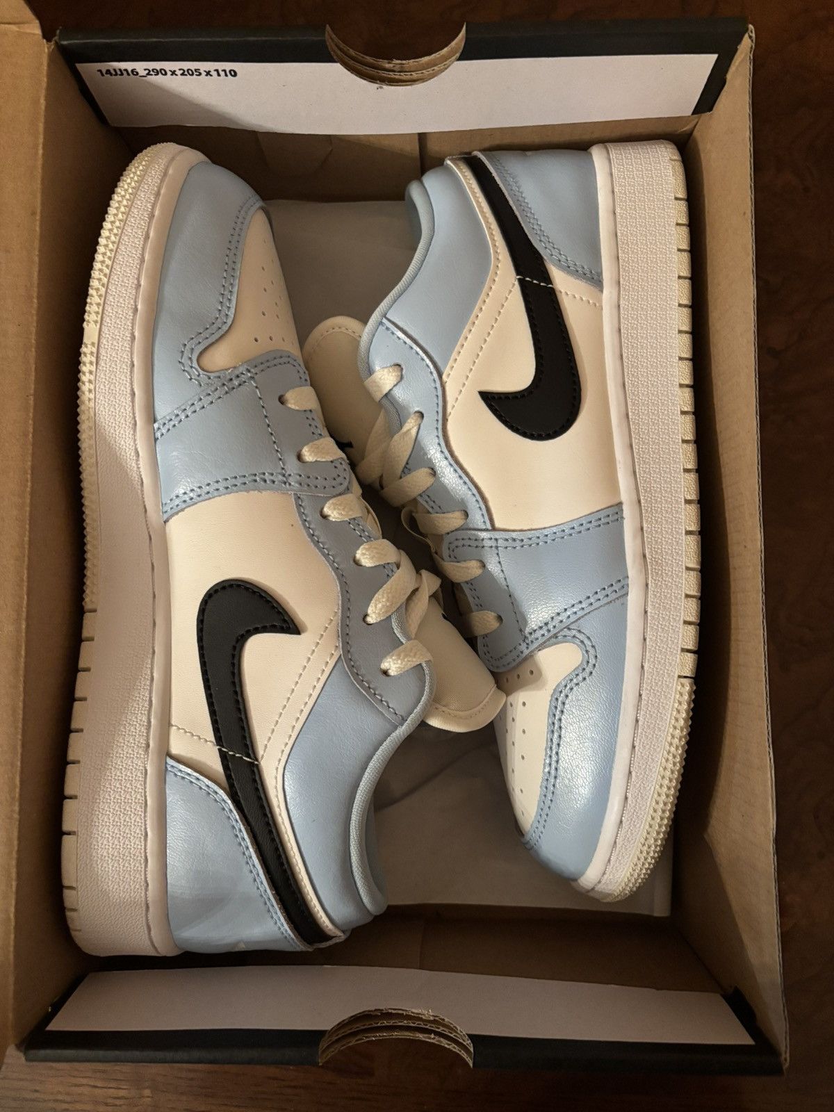 Jordan Brand × Nike × Vintage Air Jordan 1 Low GS ‘Ice Blue’ Size US 6.5 / EU 39-40 - 8 Thumbnail