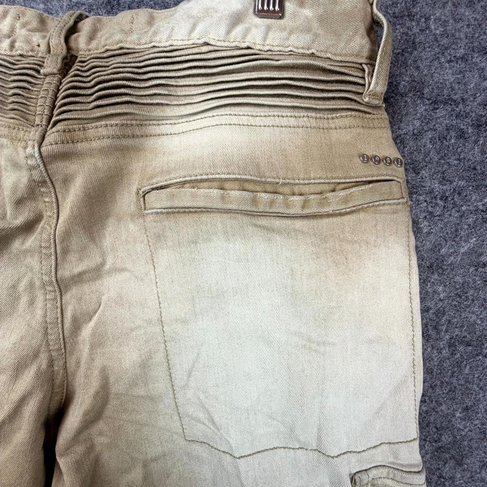 Guess Guess Jeans 32 Beige Slim Tapered Streetwear Paint Grunge Size US 32 / EU 48 - 9 Thumbnail