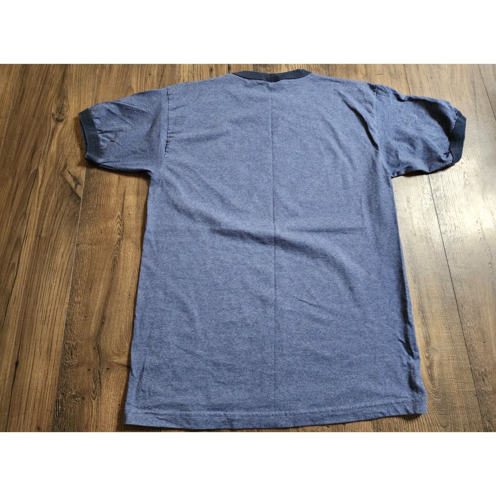 Logo 7 VINTAGE Alstyle Mens T-Shirt Hamm's Beer Logo Short Sleeve Crew Neck Blue 2000s Premium Ringer T Shirt Hag Monitoring Size US L / EU 52-54 / 3 - 4 Thumbnail