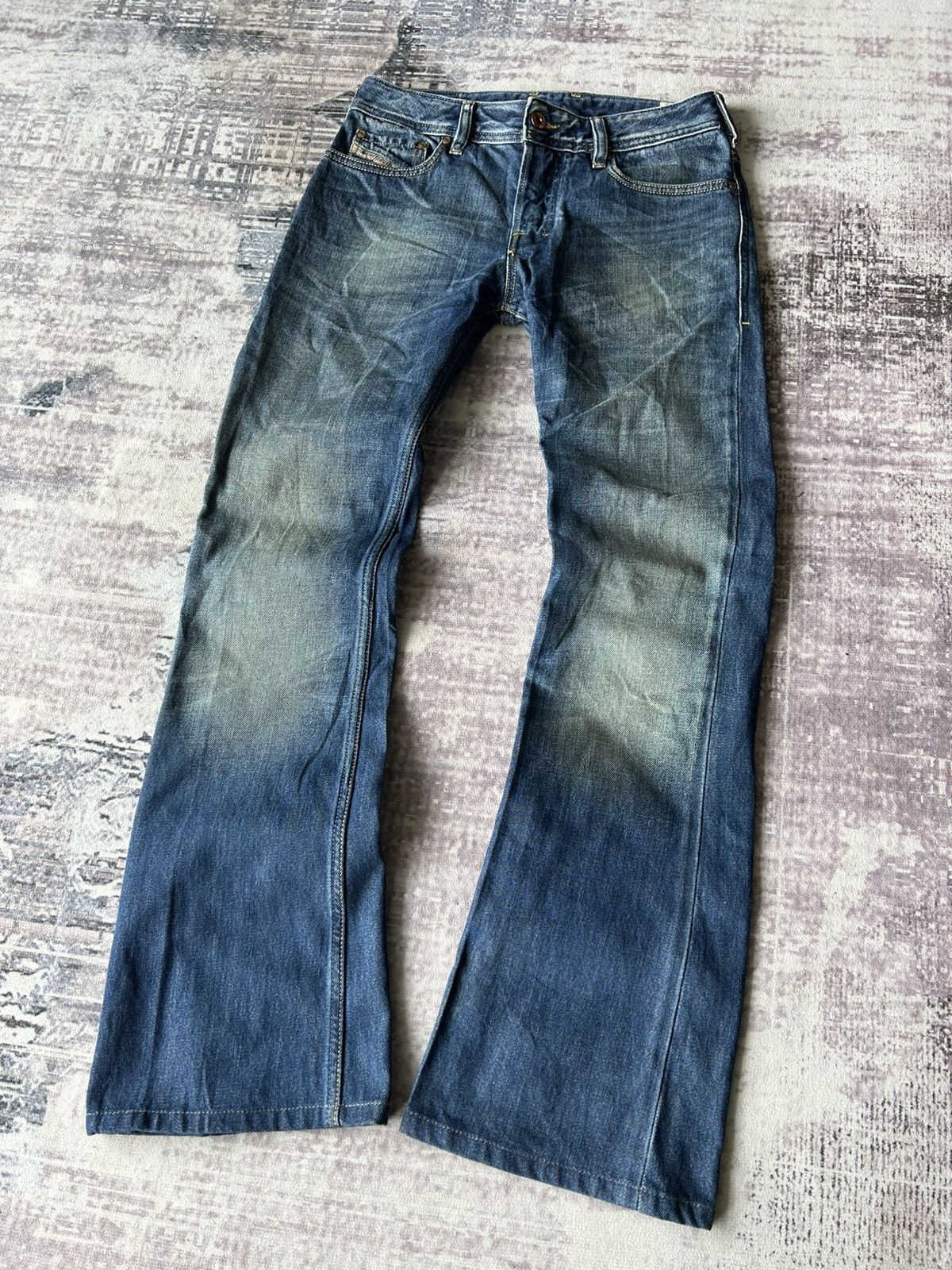 Diesel Super Flared Diesel Jeans Size US 29 - 2 Thumbnail