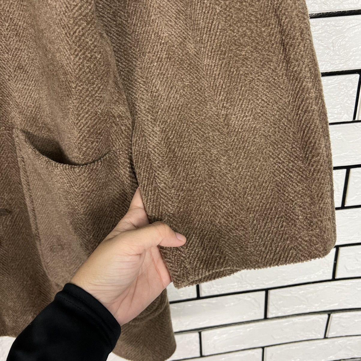 Gloverall Vintage GLOVERALL Herringbone Pattern Duffle Coat #4087-C186 Size US M / EU 48-50 / 2 - 8 Thumbnail