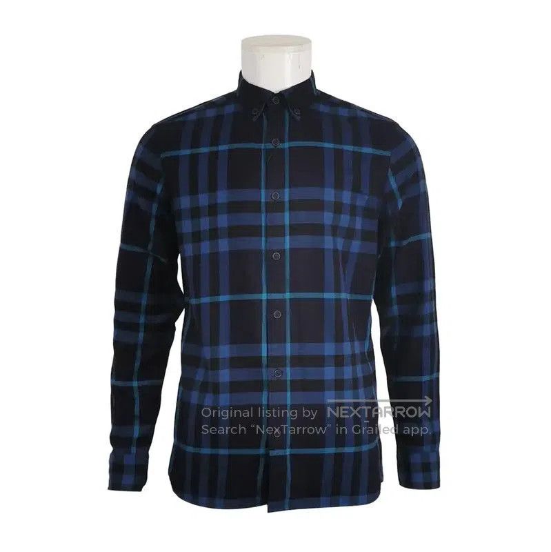 Burberry Burberry Men's Long Sleeve Plaid Shirt. Size US M / EU 48-50 / 2 - 1 Thumbnail