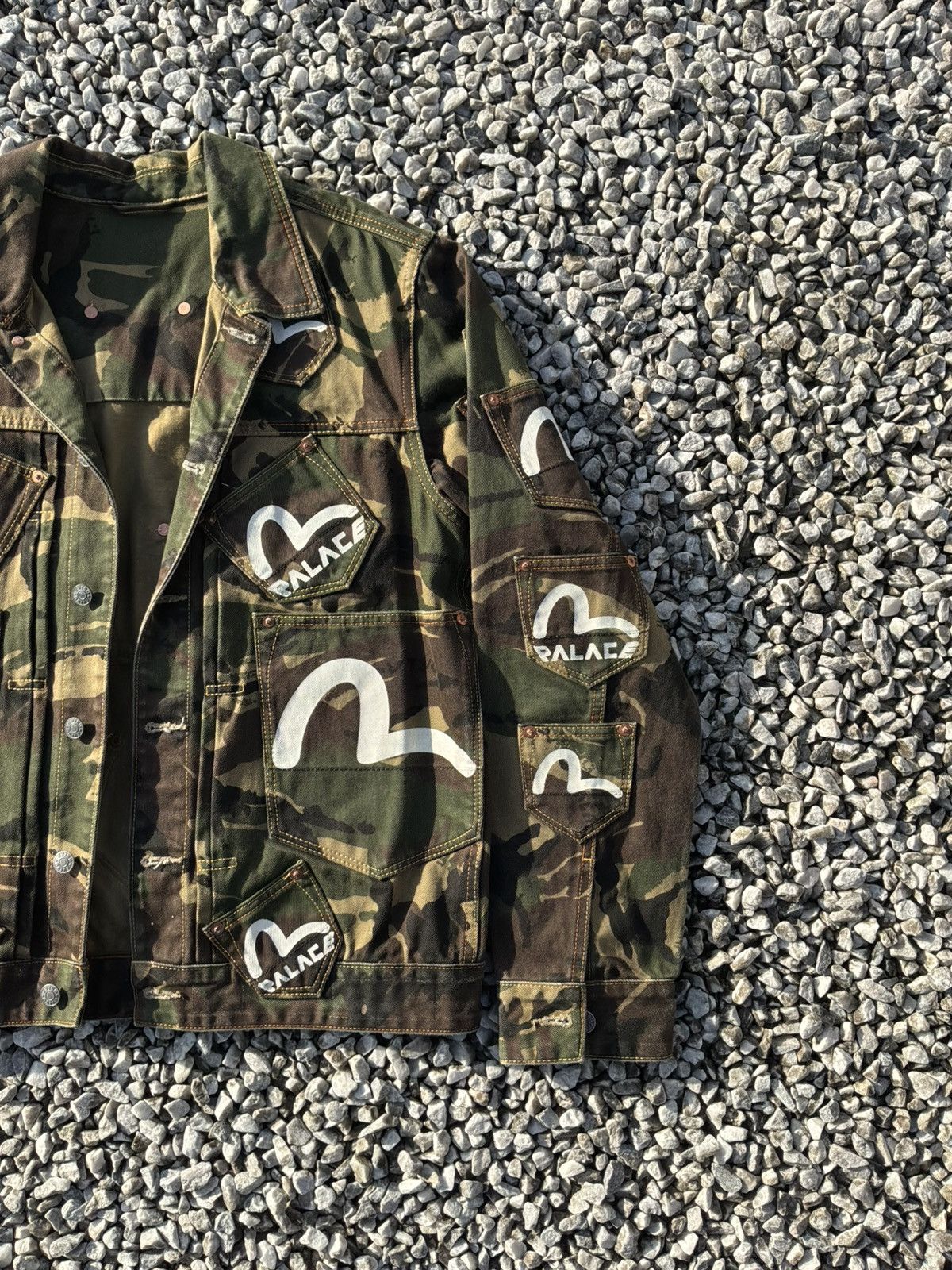Evisu × Palace Palace x Evisu Type One denim jacket Size US L / EU 52-54 / 3 - 3 Thumbnail