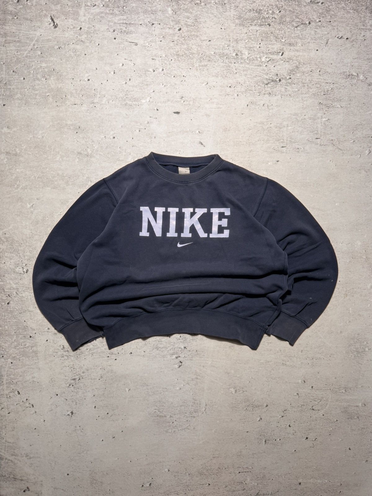 Nike × Vintage NIKE VINTAGE CENTER LOGO OVERSIZE BOXY SWEATSHIRT Size US M / EU 48-50 / 2 - 1 Thumbnail