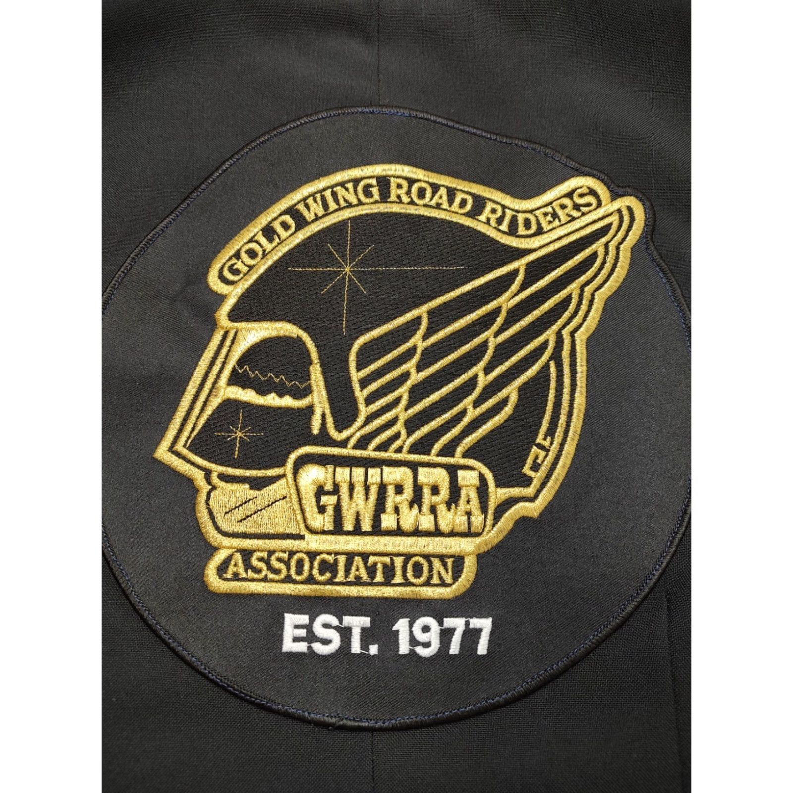 Goldwin VINTAGE 90s Gold Wing Road Riders Biker Patch Member Women's Large Vest Black Size L / US 10 / IT 46 - 3 Thumbnail