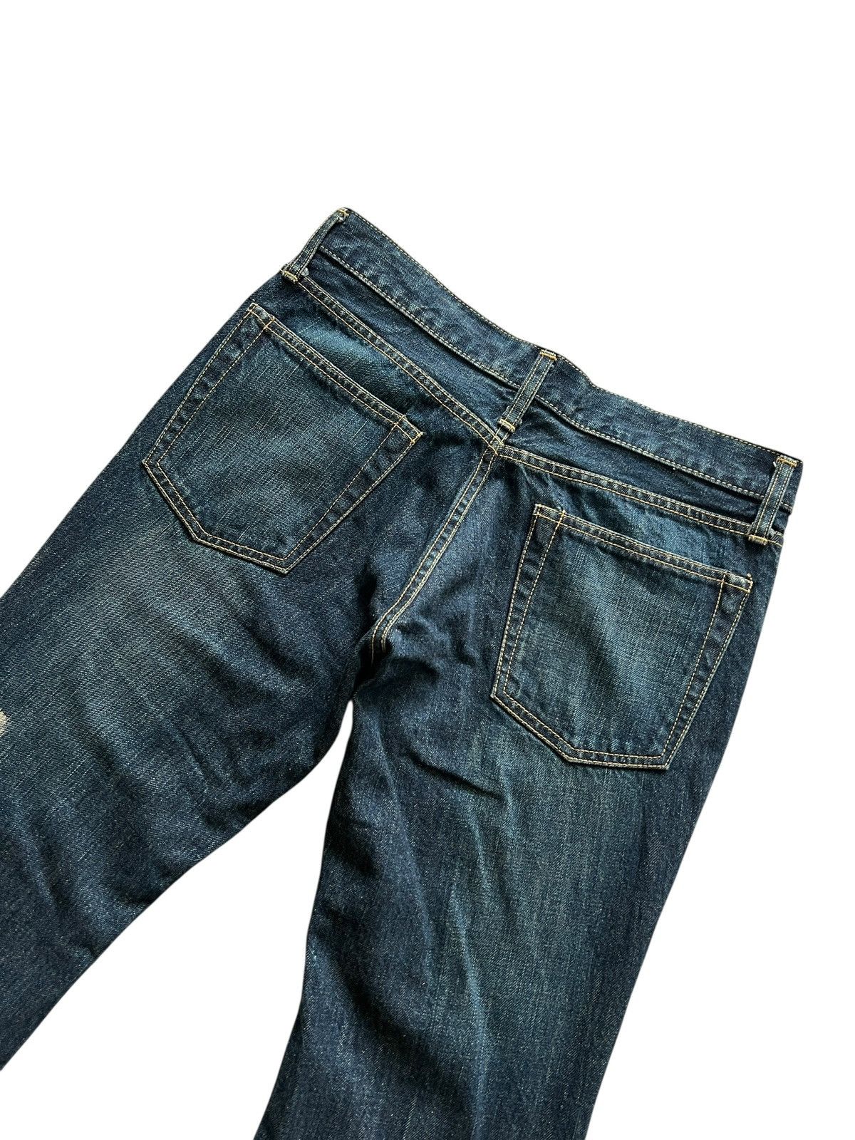 Japanese Brand 1990s Millie 🎌 Acid Touch Flare Denim Size US 32 / EU 48 - 8 Thumbnail