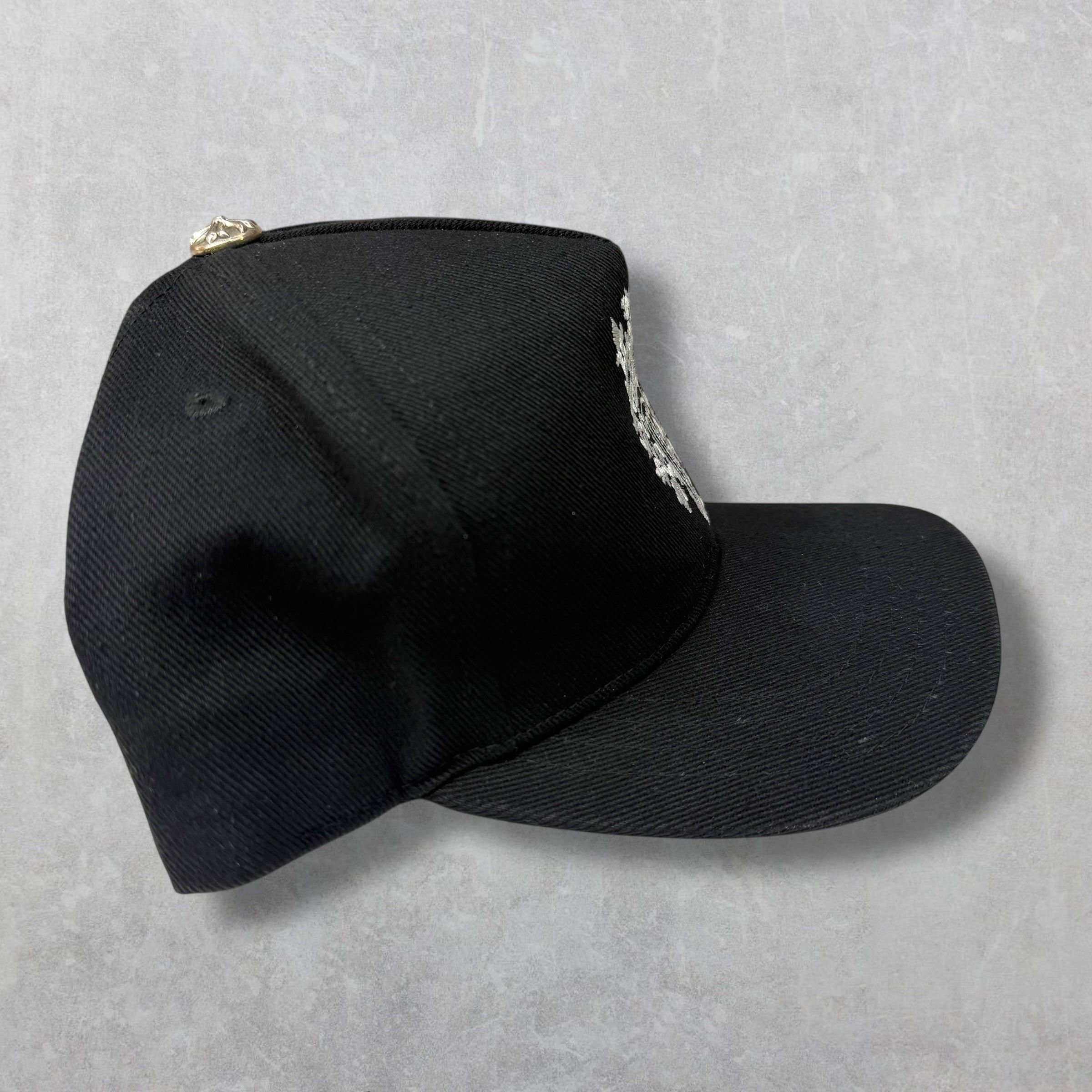 Chrome Hearts Chrome Hearts Dagger Denim Baseball Hat Size ONE SIZE - 4 Thumbnail