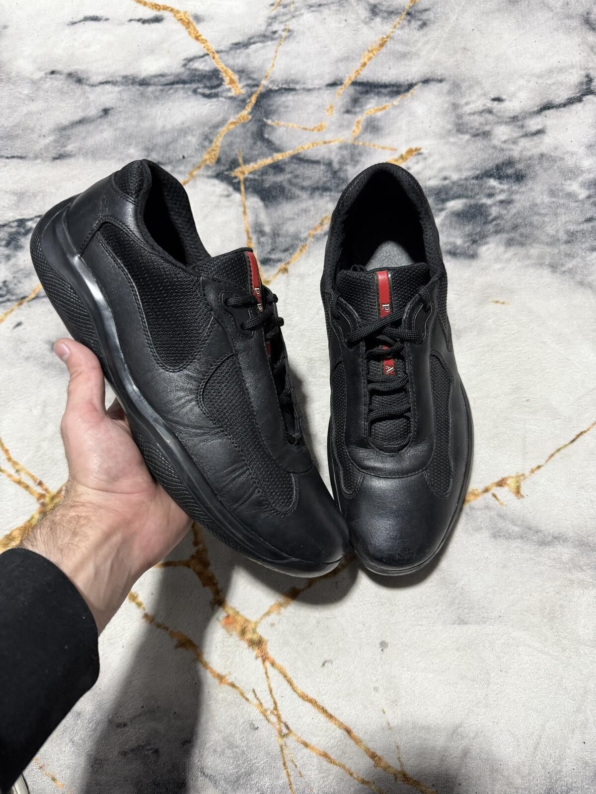 Prada Prada Americas Cup Original Matte Black - Sz11.5US Size US 11.5 / EU 44-45 - 1 Thumbnail