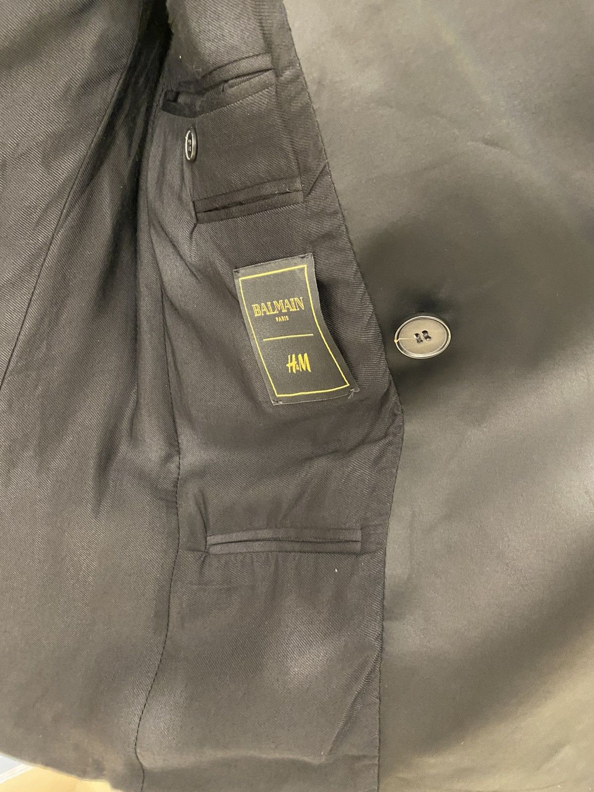 Balmain Balmain X H&M double-breasted Blazer 2015 Size 38R - 8 Thumbnail