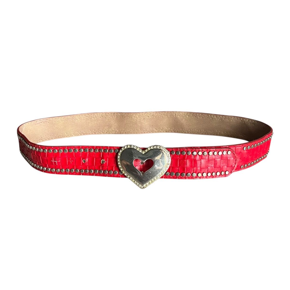 Hysteric Glamour × Japanese Brand Japanese Cute Love Buckle Studd Belt Size 30 - 5 Thumbnail