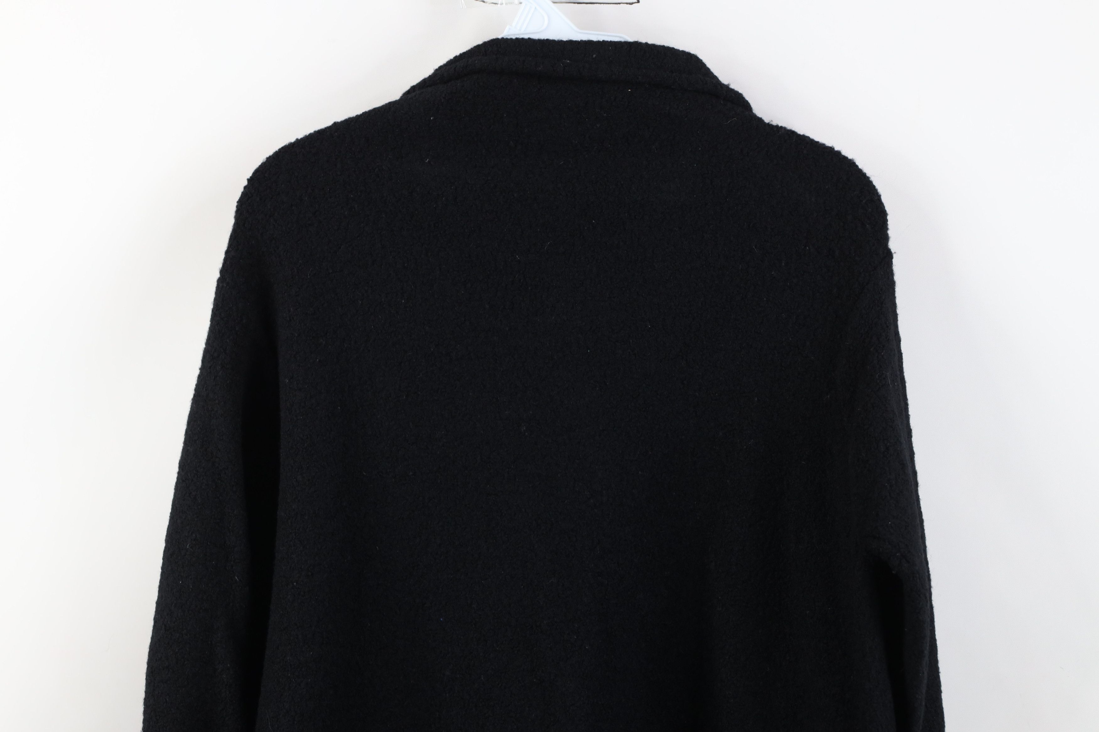 Eileen Fisher Eileen Fisher Wool Collared Top Button Sweater Jacket Black Size M / US 6-8 / IT 42-44 - 14 Thumbnail