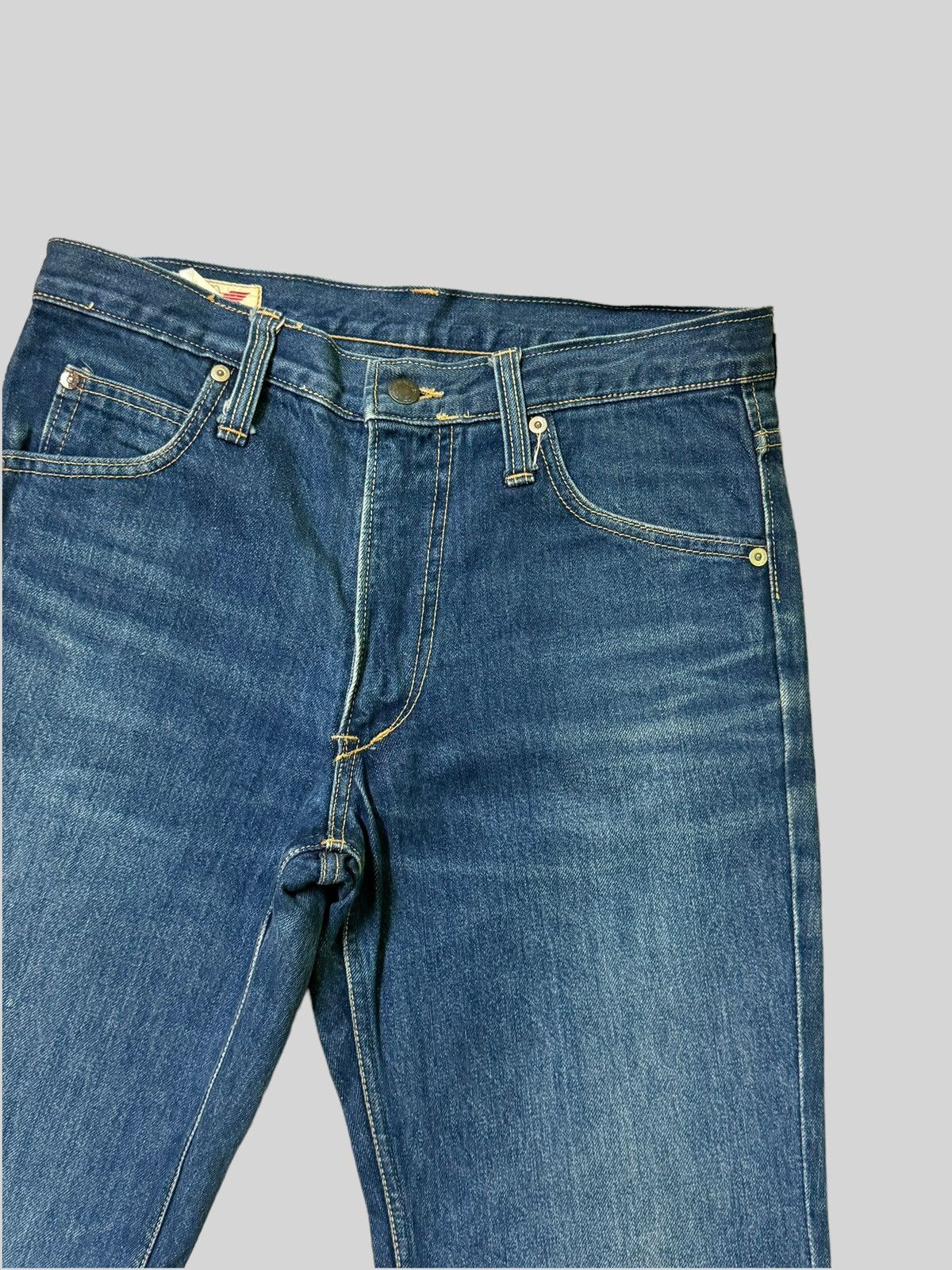 If Six Was Nine Vintage Flared BLUE EYES Scovill Zipper Bell bottom Denim Size US 30 / EU 46 - 5 Thumbnail