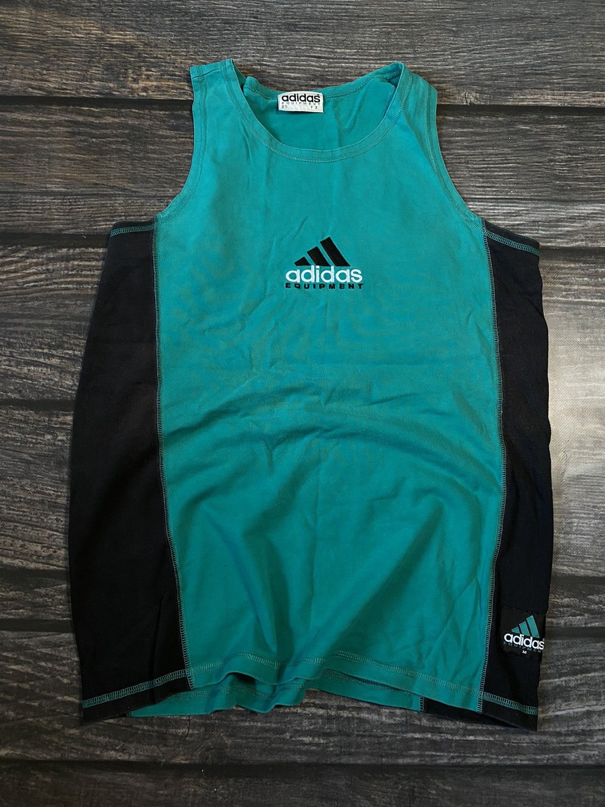 Adidas × Vintage Adidas Equipment embroidered centre logos rare tank tops Size US M / EU 48-50 / 2 - 2 Thumbnail