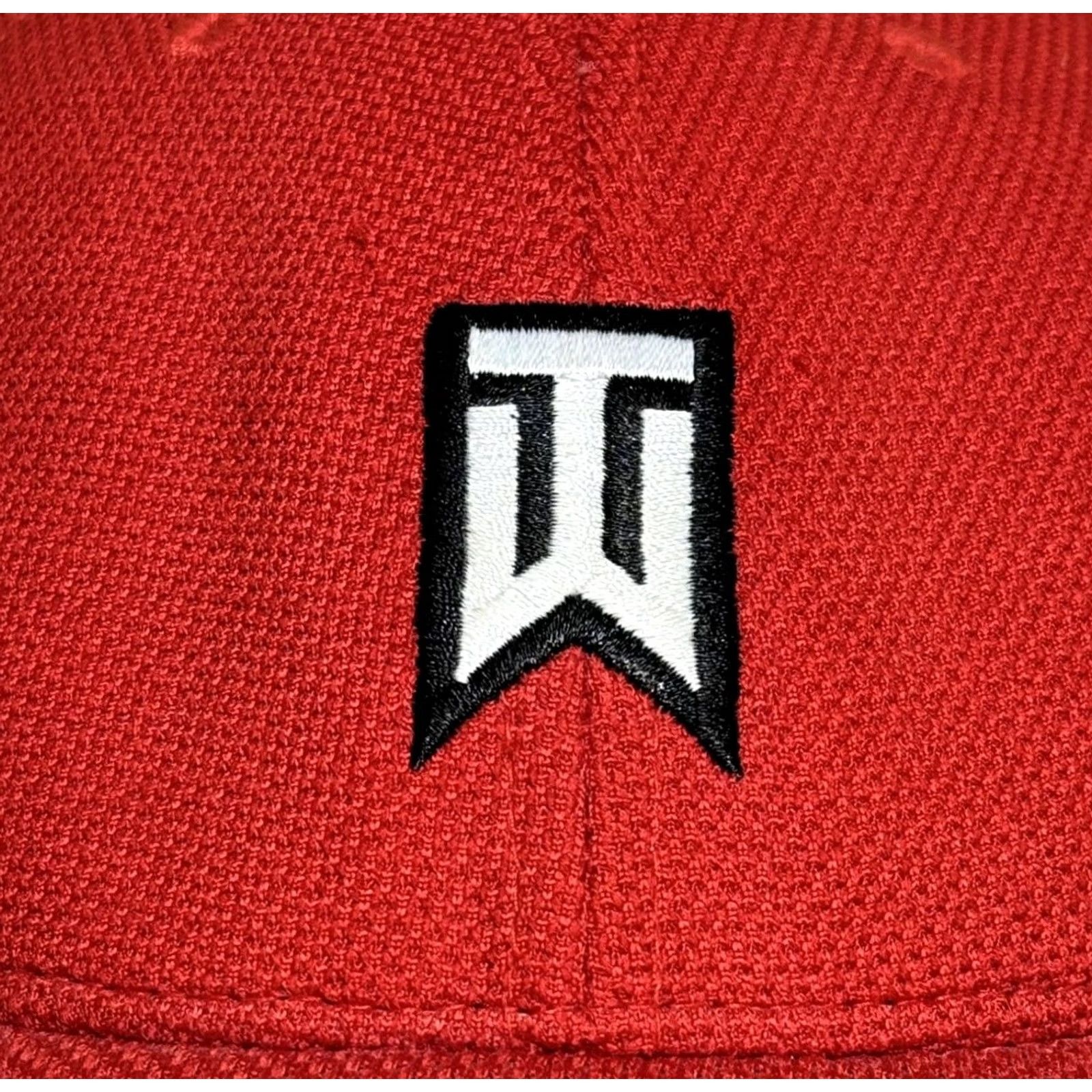 Nike Nike Tiger Woods Hat Cap Mens Large Red PGA Golf Flexfit TW Size ONE SIZE - 2 Thumbnail