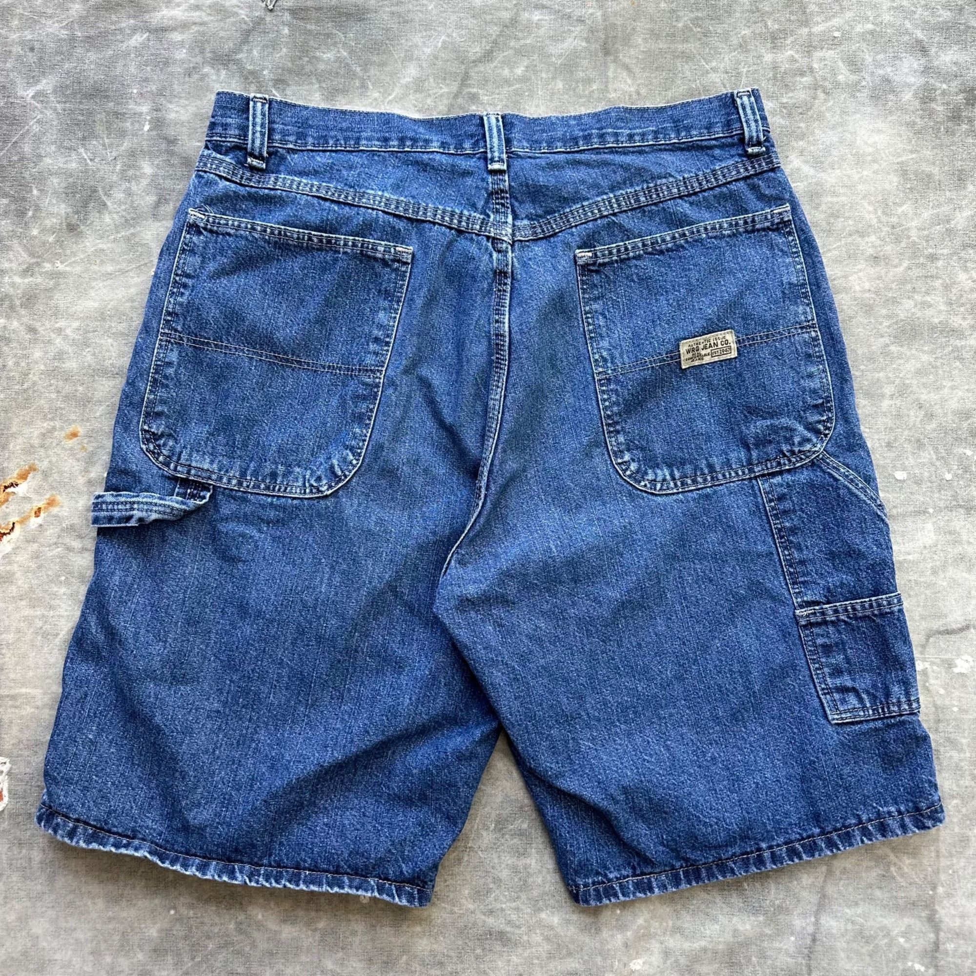 Vintage Vintage Wrangler Carpenter Denim Baggy Shorts Jorts Size US 33 - 2 Thumbnail