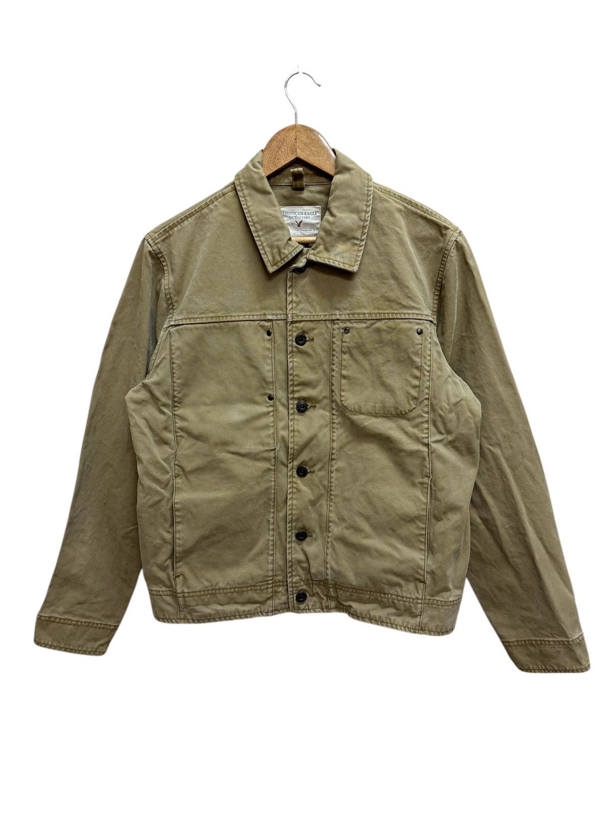 American Eagle Outfitters AMERICAN EAGLES OUTFITTERS KHAKIS WORKER JACKET Size US S / EU 44-46 / 1 - 1 Thumbnail