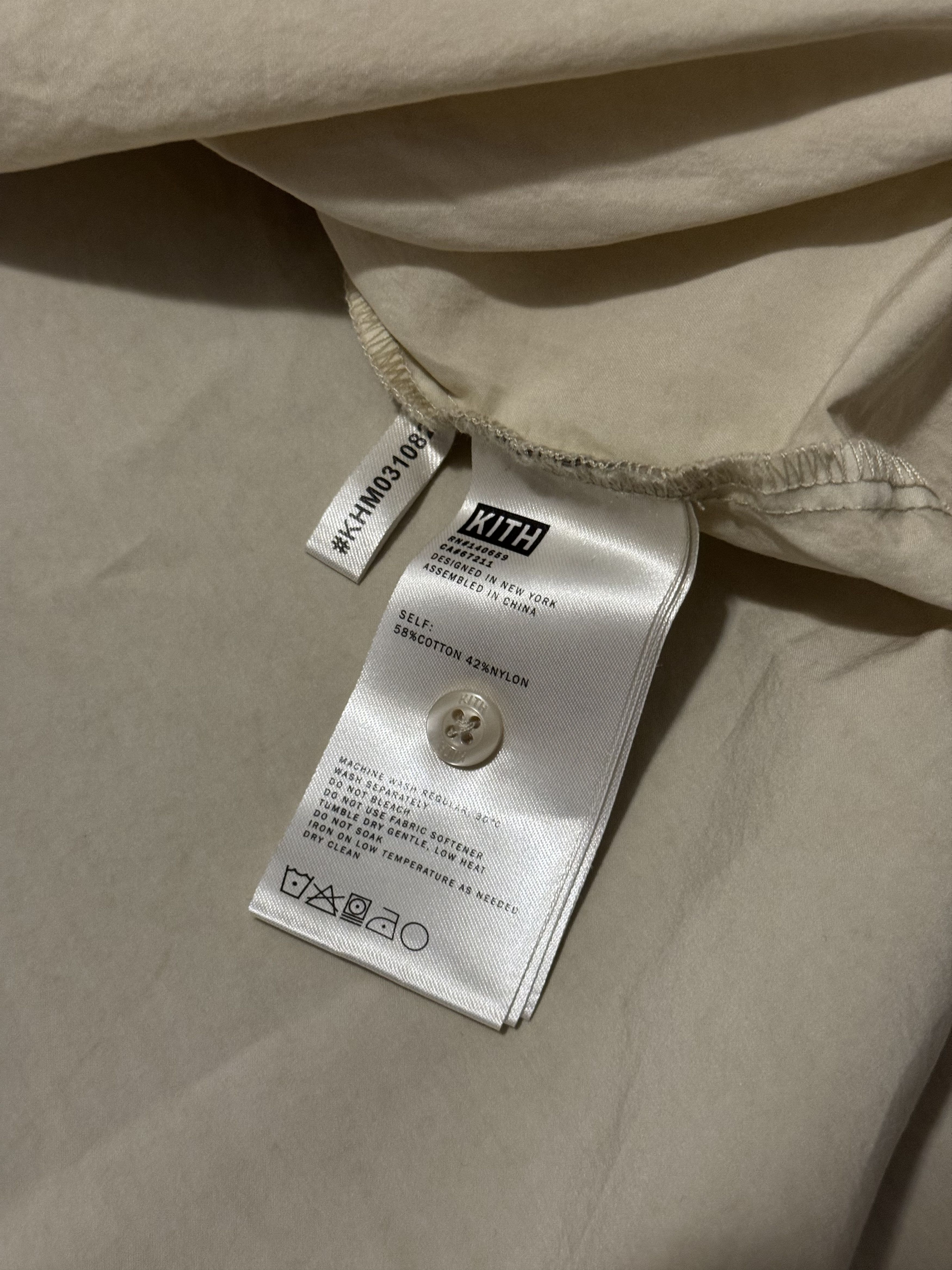 Kith Kith Beige Short Sleeve Button Up Shirt Size US S / EU 44-46 / 1 - 5 Thumbnail