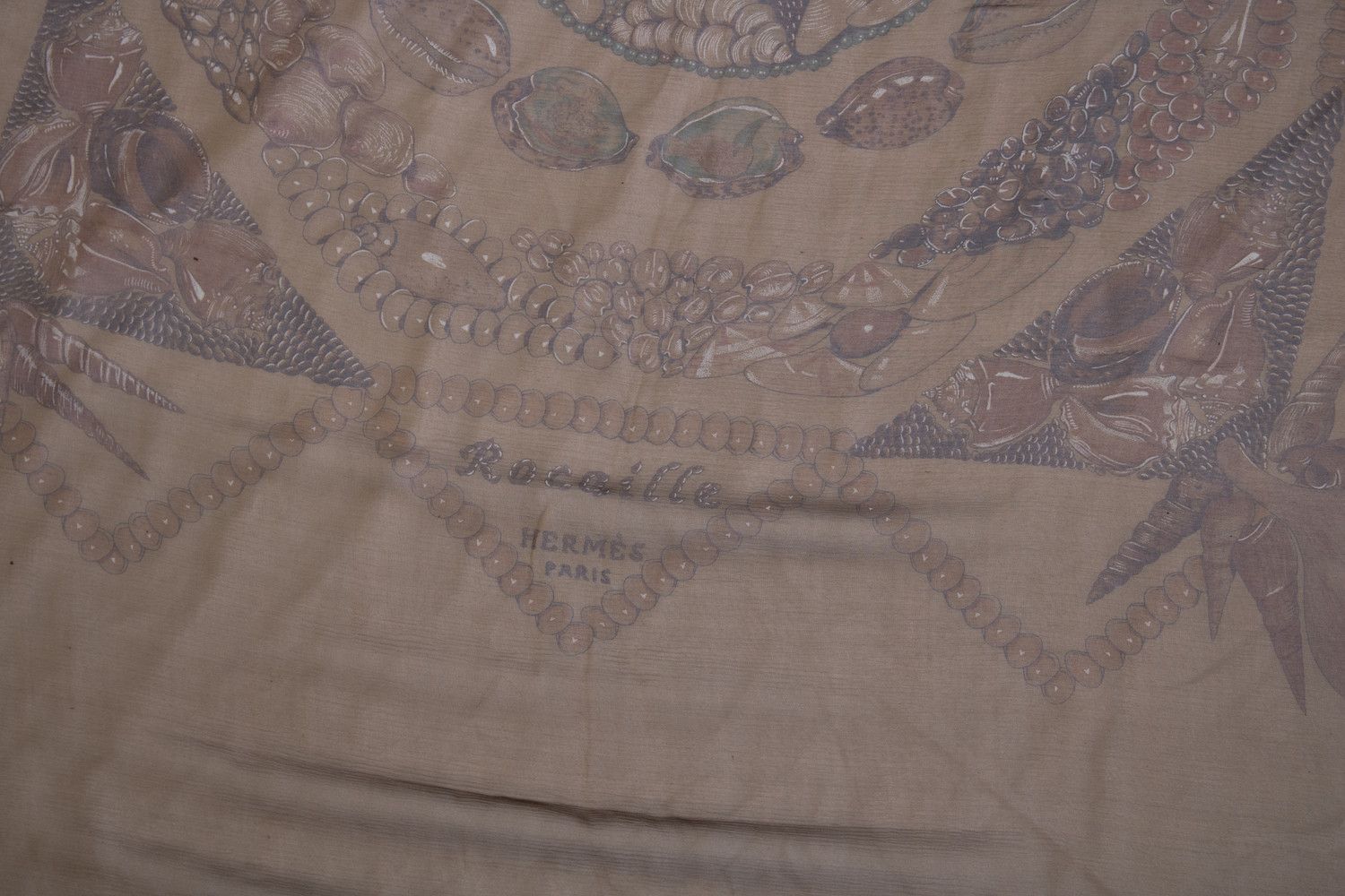 Hermes Hermes, Rocaille silk scarf with shell print Size ONE SIZE - 10 Thumbnail