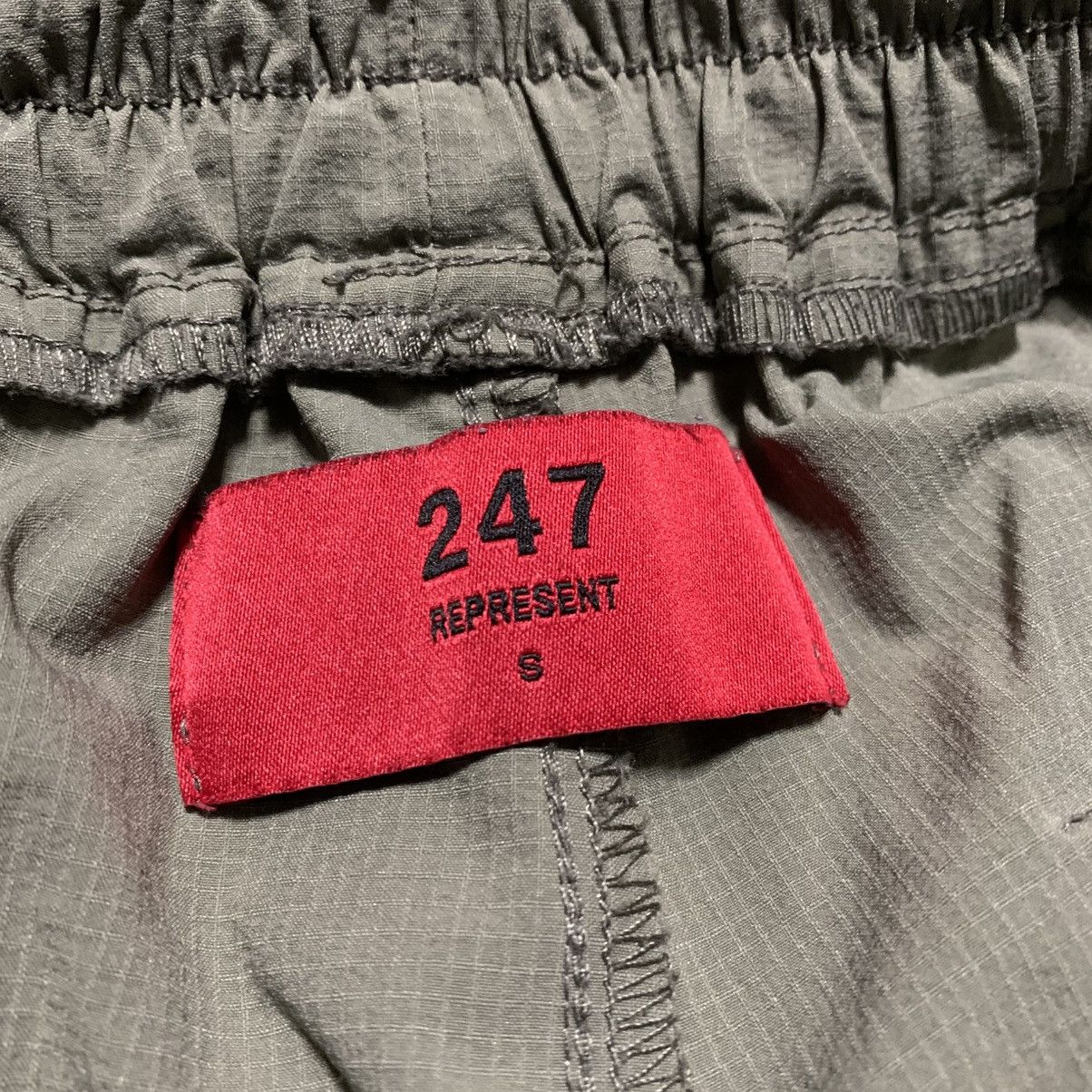 Represent Clo. Represent Small 247 Pants Khaki Green Track Pant Bottoms Size US 30 / EU 46 - 6 Thumbnail