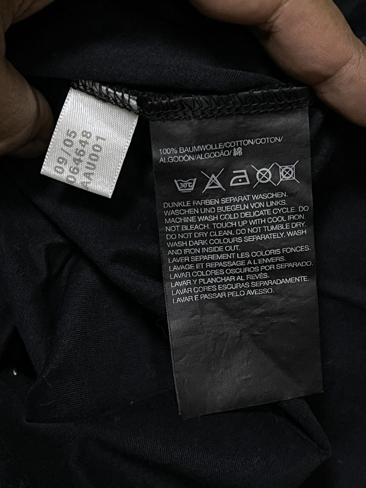 Yohji Yamamoto Y-3 Adidas Yohji Yamamoto Big Logo Tshirt Size S / US 4 / IT 40 - 4 Thumbnail