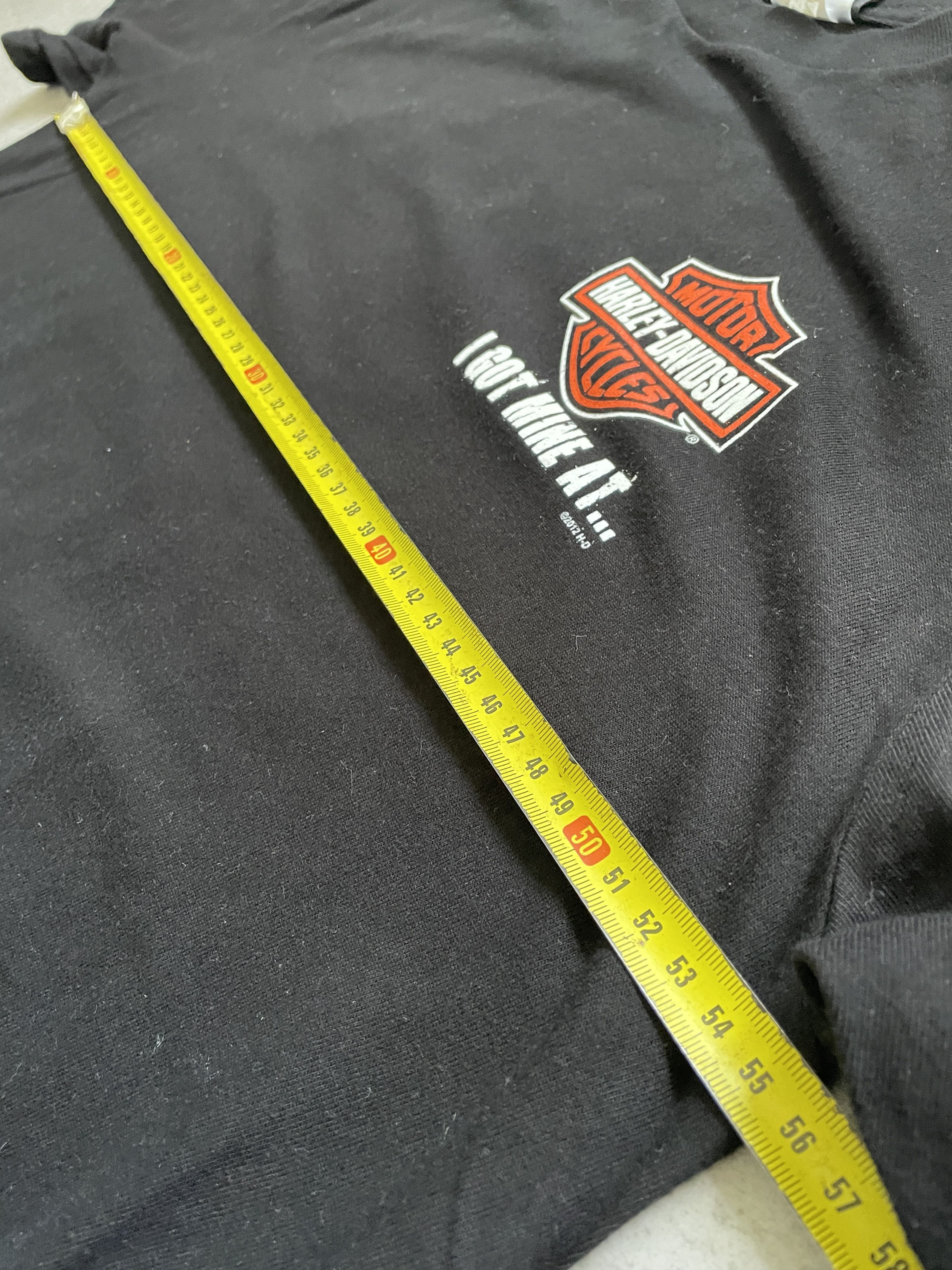 Harley Davidson BLACK HARLEY DAVIDSON I GOT MINE AT THUNDER TOWER TSHIRT Size US XL / EU 56 / 4 - 9 Thumbnail