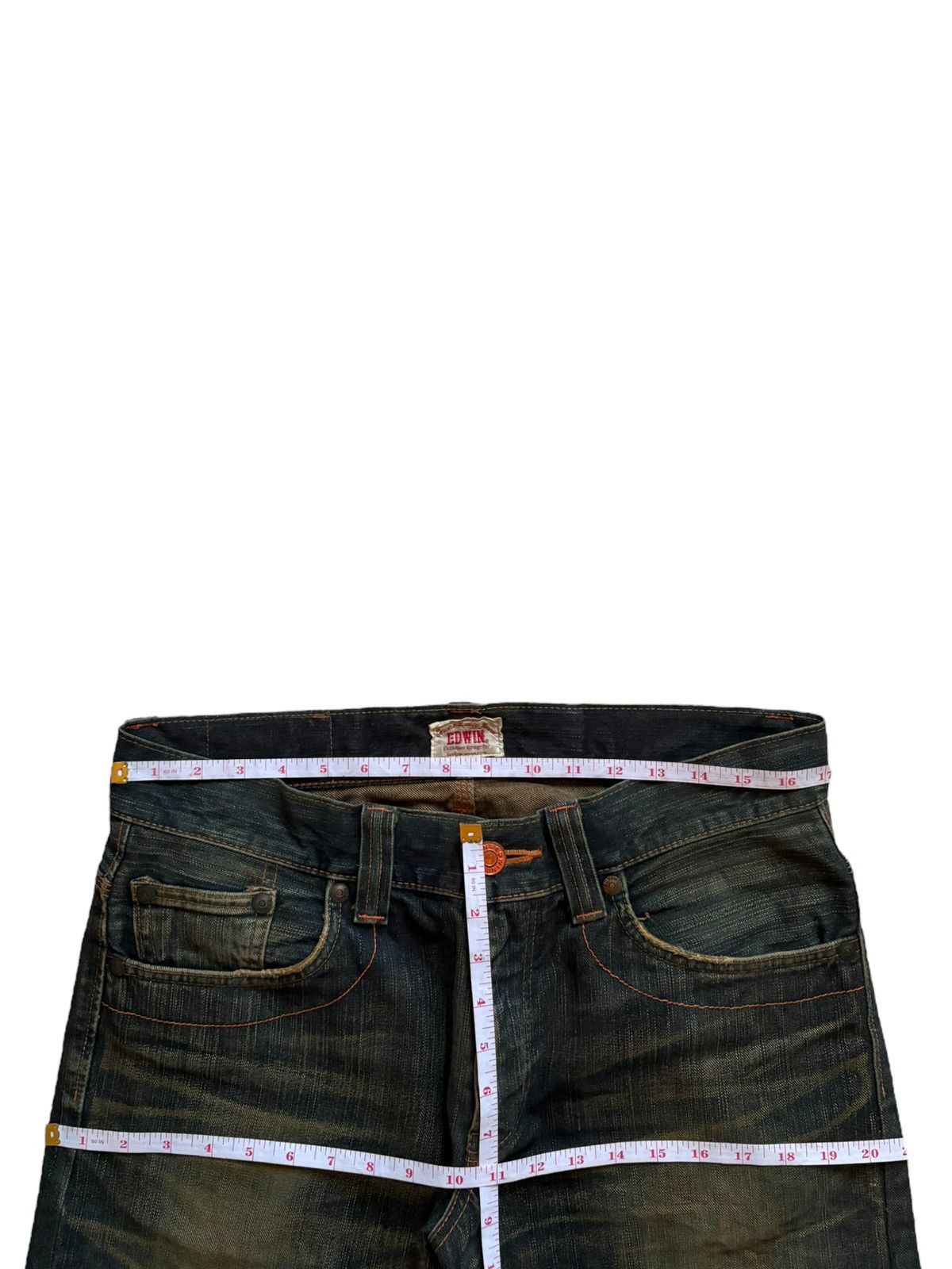 Edwin SALES🔥Exclusive Vintage Edwin Rusty Mud Wash Jean Shorts Size US 34 / EU 50 - 14 Thumbnail