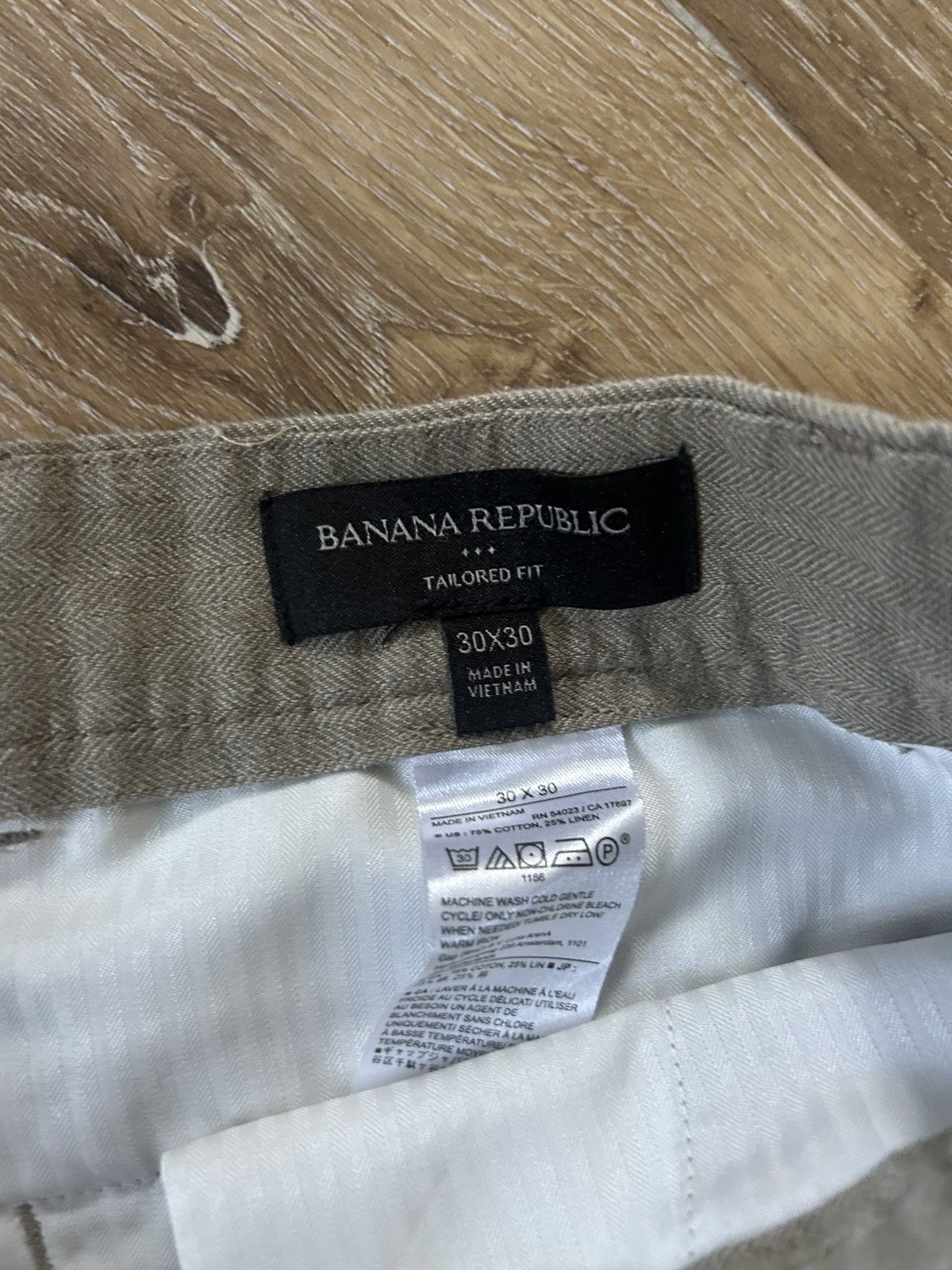 Banana Republic Linen trousers 30x30 Size US 30 / EU 46 - 4 Thumbnail