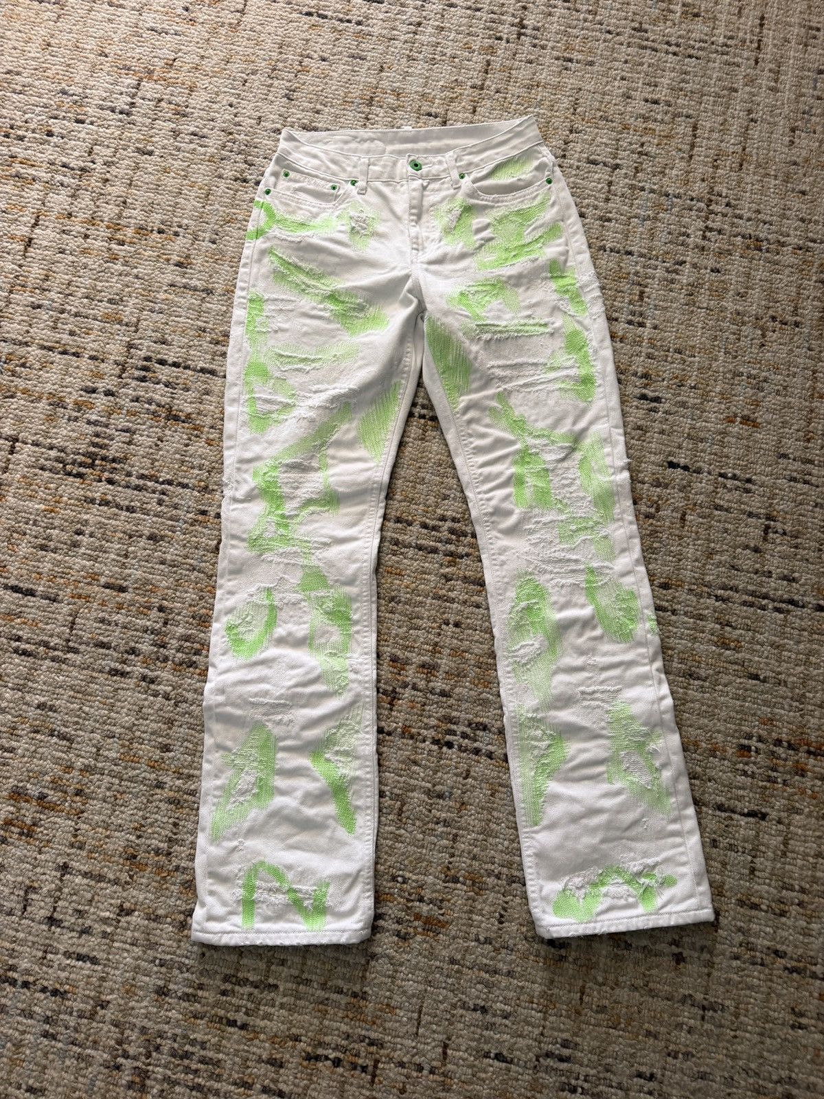 Endless Endless Denim white/green Size US 28 / EU 44 - 6 Thumbnail