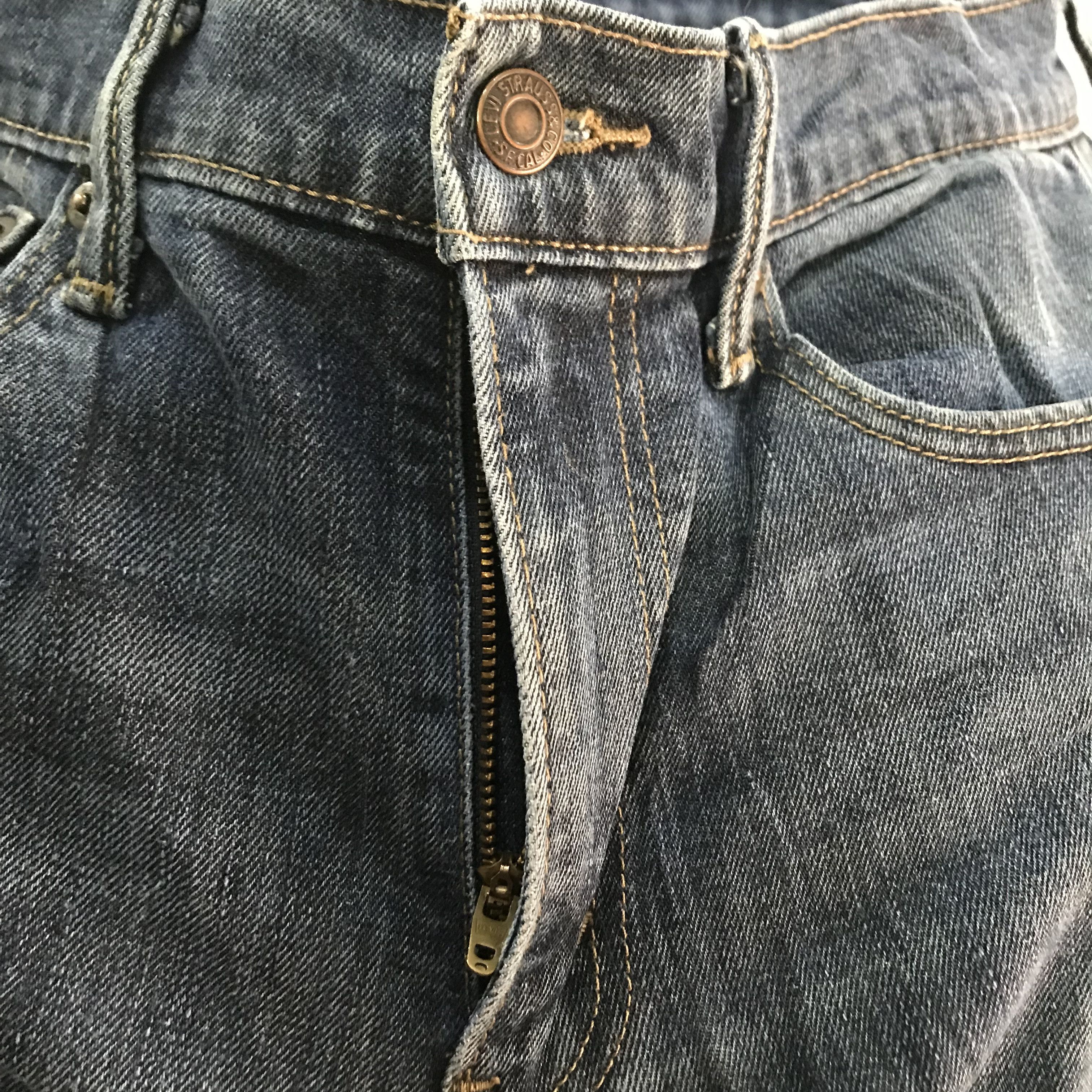 Levi's Vintage Retro Levis 511 Slim Straight Distressed Ripped Knee Size US 34 / EU 50 - 9 Thumbnail