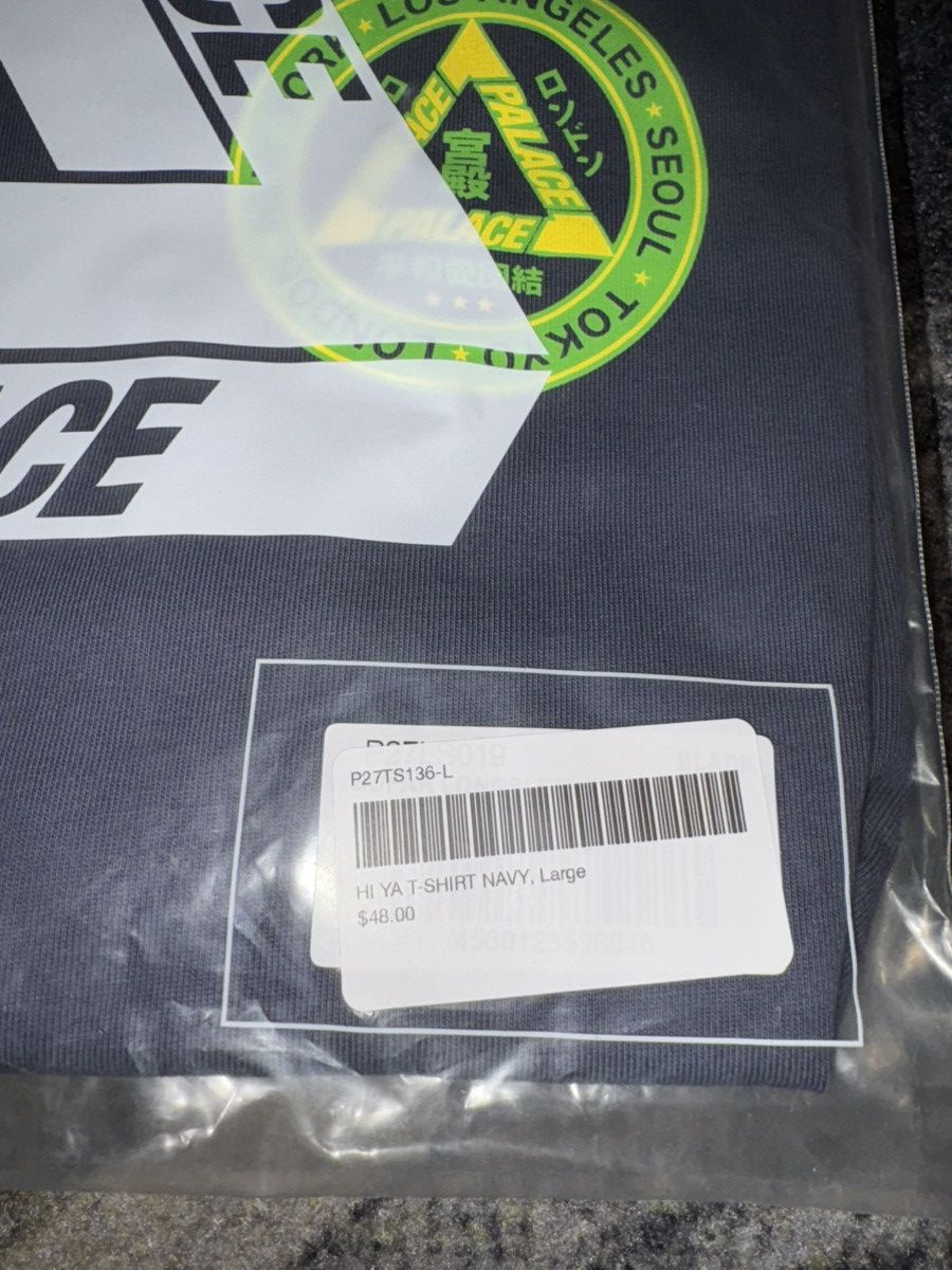 Palace Palace Hi Ya T-Shirt Navy Size US L / EU 52-54 / 3 - 4 Thumbnail