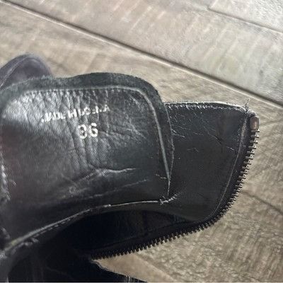 Miu Miu Miu Miu Prada Black Ankle Booties with Rugged Sole Motorcycl Size US 6.5 / IT 36.5 - 5 Thumbnail