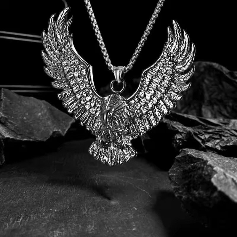 Jewelry Flying Eagle Pendant Necklace Size ONE SIZE - 3 Thumbnail